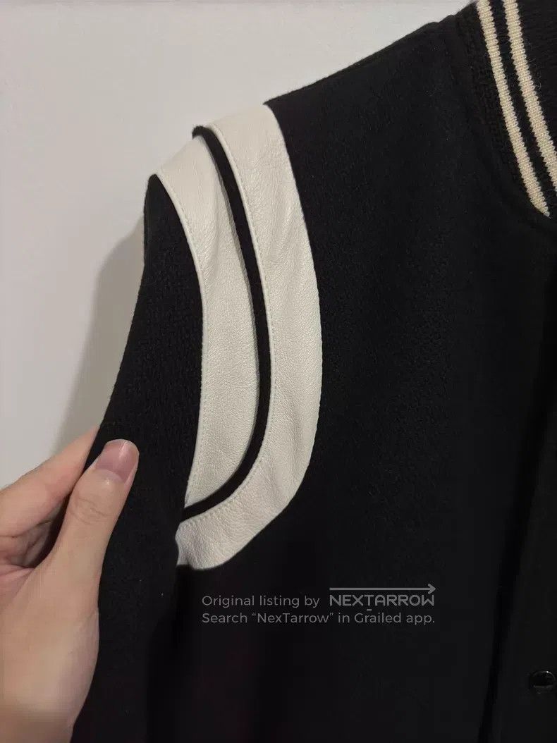 Saint Laurent Paris Saint Laurent Paris Patchwork Single-Row Black and White B Size US M / EU 48-50 / 2 - 4 Thumbnail