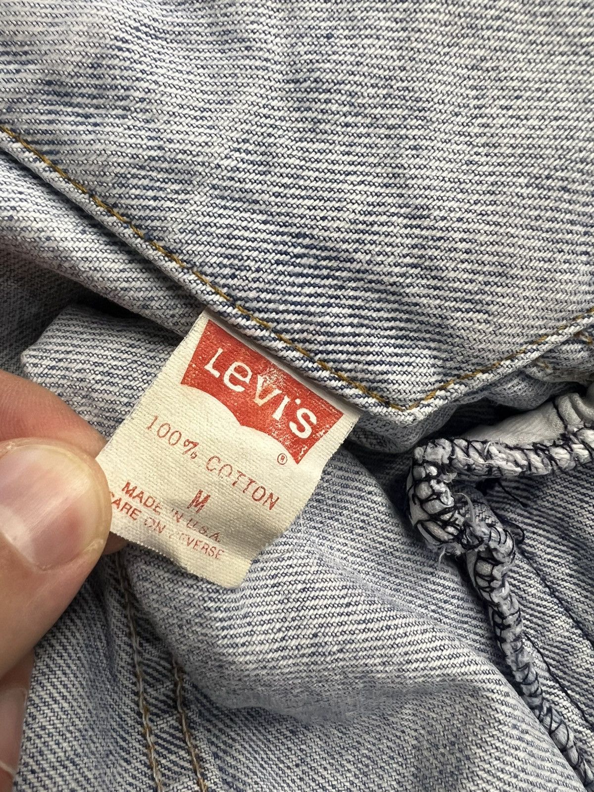 Levi's × Vintage Vintage 80s/90s Levi's Jean Jacket Faded Blue Size Medium Size US M / EU 48-50 / 2 - 9 Thumbnail