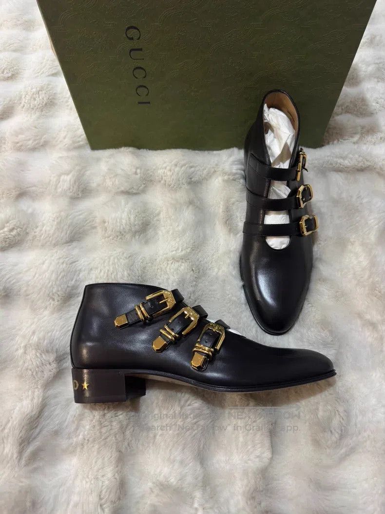 Gucci Guicci Leather Shoes Boots Size US 10 / EU 43 - 4 Thumbnail