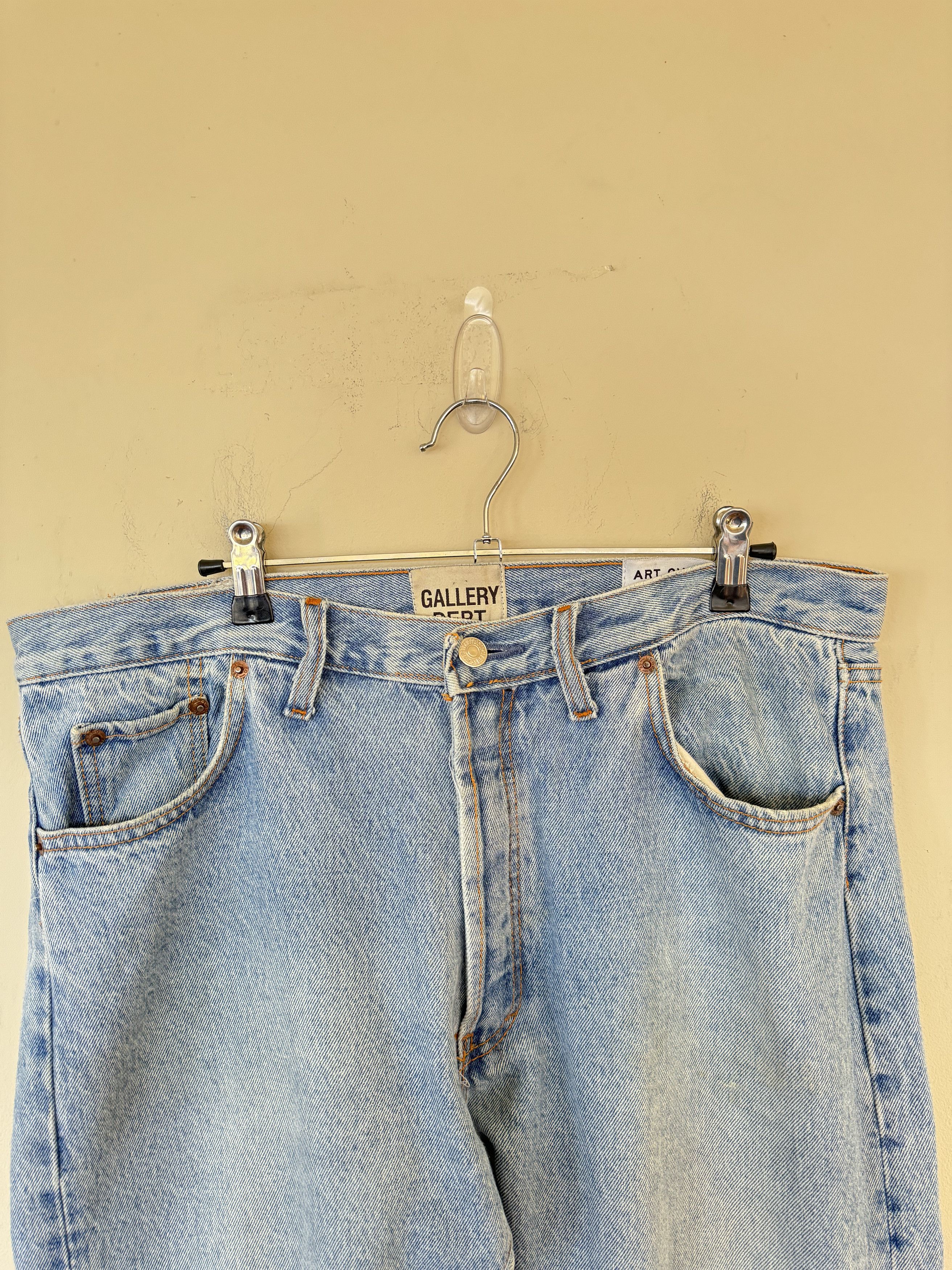 Gallery Dept. 1/1 Blue Gallery Dept Flare Denim Size US 34 / EU 50 - 4 Thumbnail