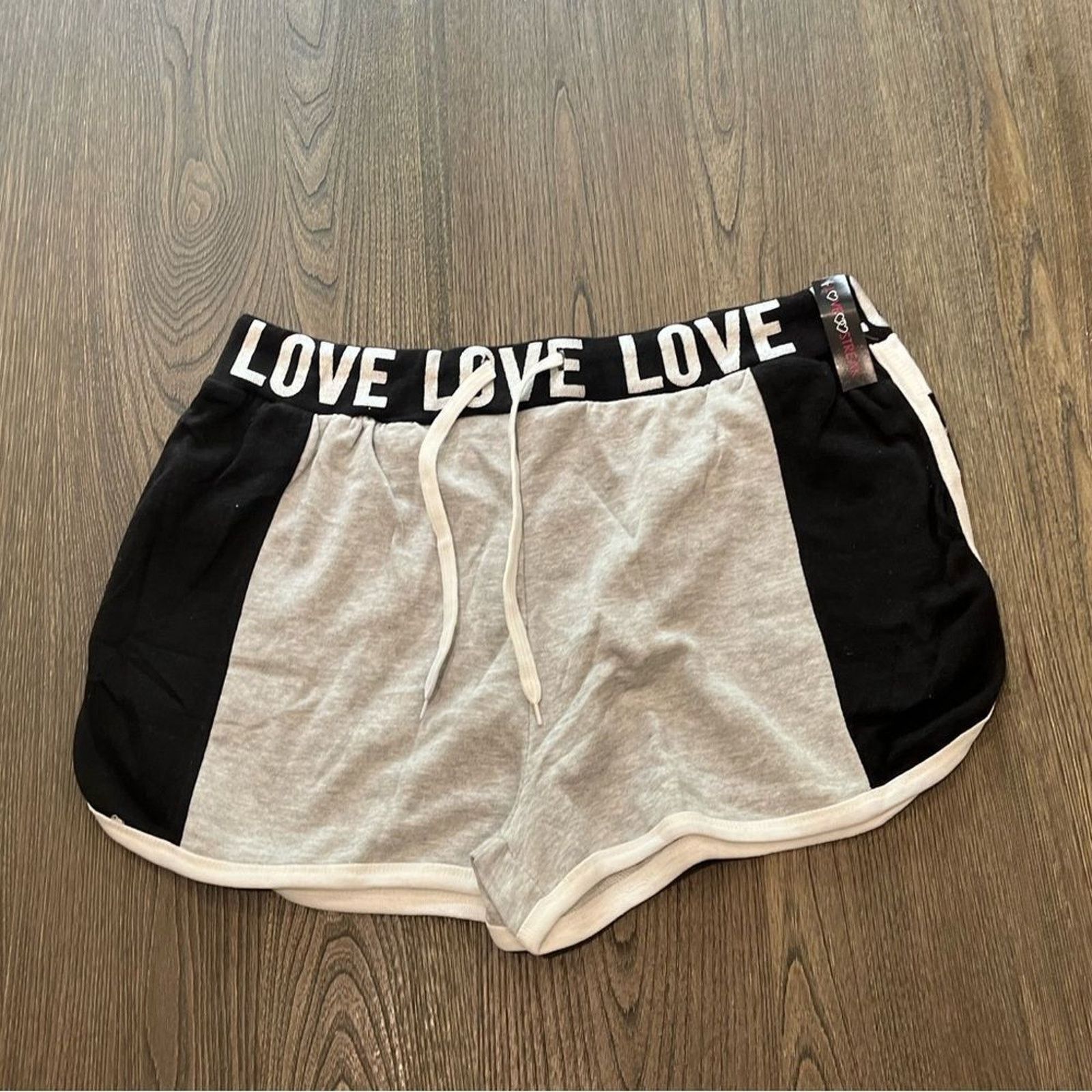 Vintage NWT Love Streak Women's Cotton Track Gym Shorts Size 3X Size 42" / US 20 - 1 Thumbnail