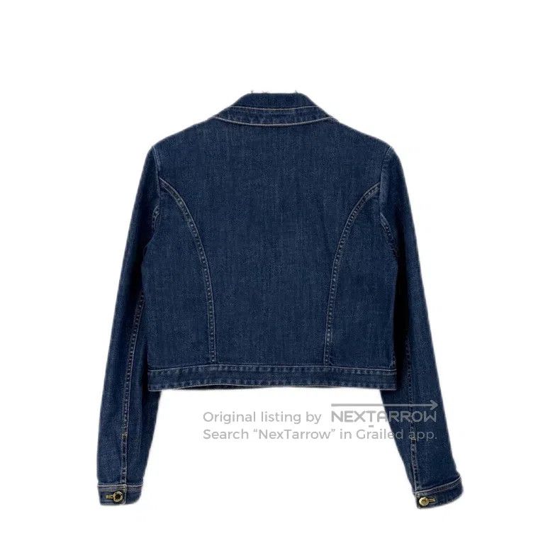Louis Vuitton Louis Vuitton Washed blue metallic logo denim jacket Size M / US 6-8 / IT 42-44 - 2 Thumbnail