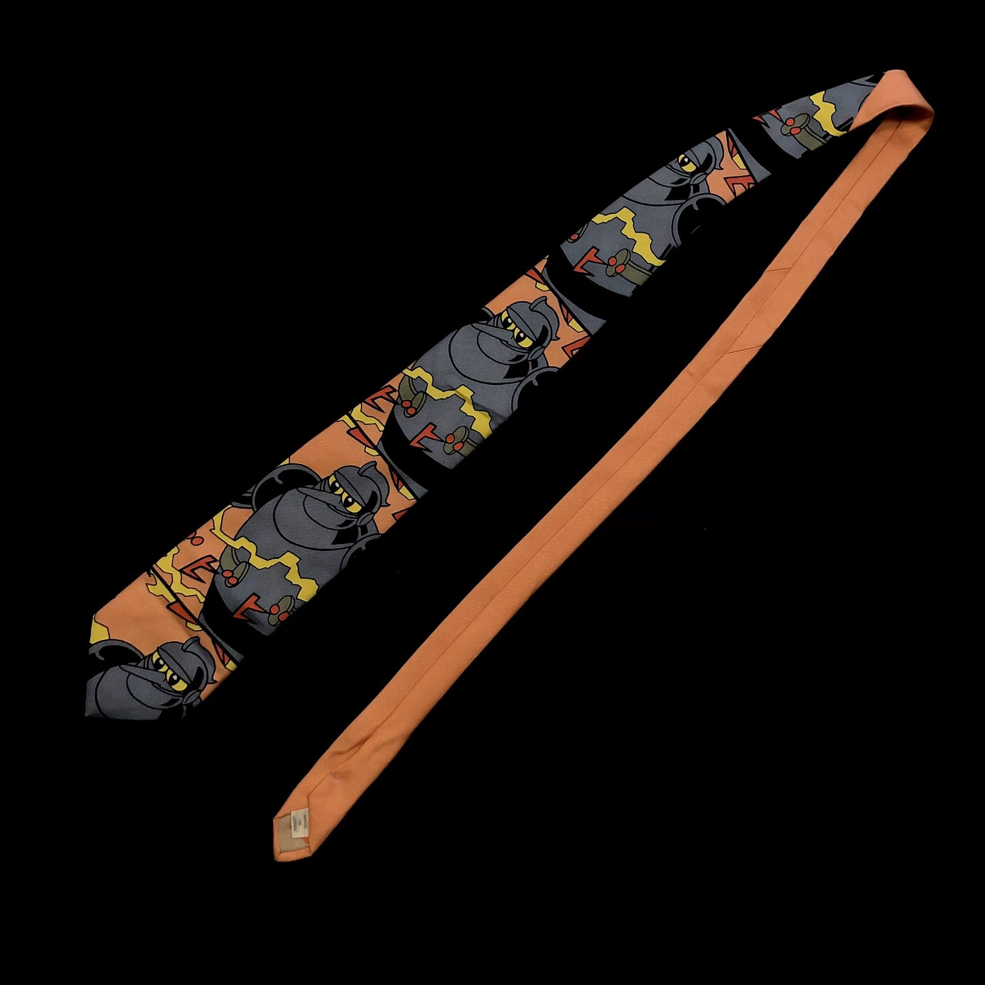 Yohji Yamamoto Yohji Yamamoto 1993SS Tetsujin 28-go Manga Silk Tie Size ONE SIZE - 5 Thumbnail