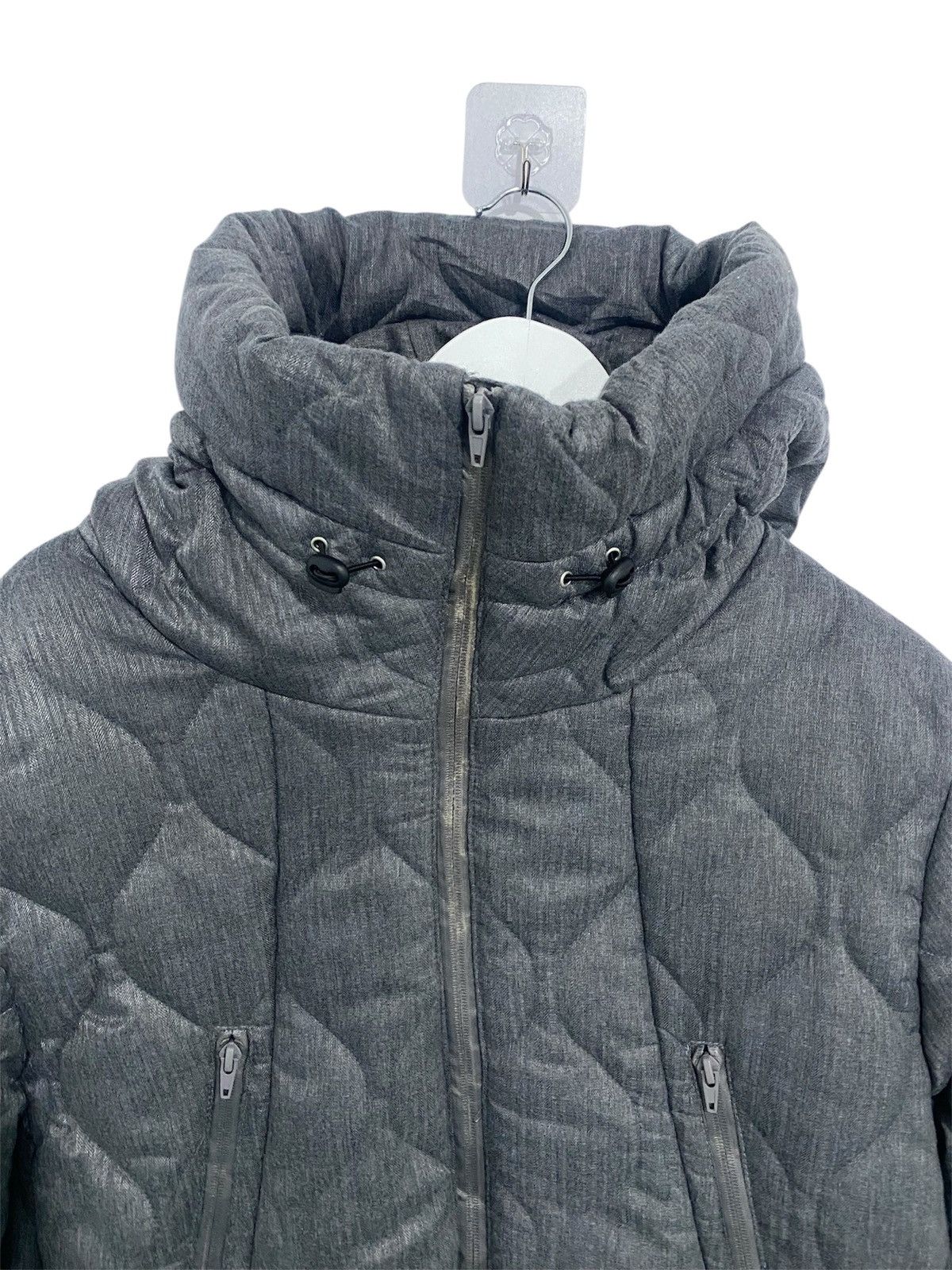 Japanese Brand Neverend Hooded quilted Puffer Coat Size US XL / EU 56 / 4 - 5 Thumbnail