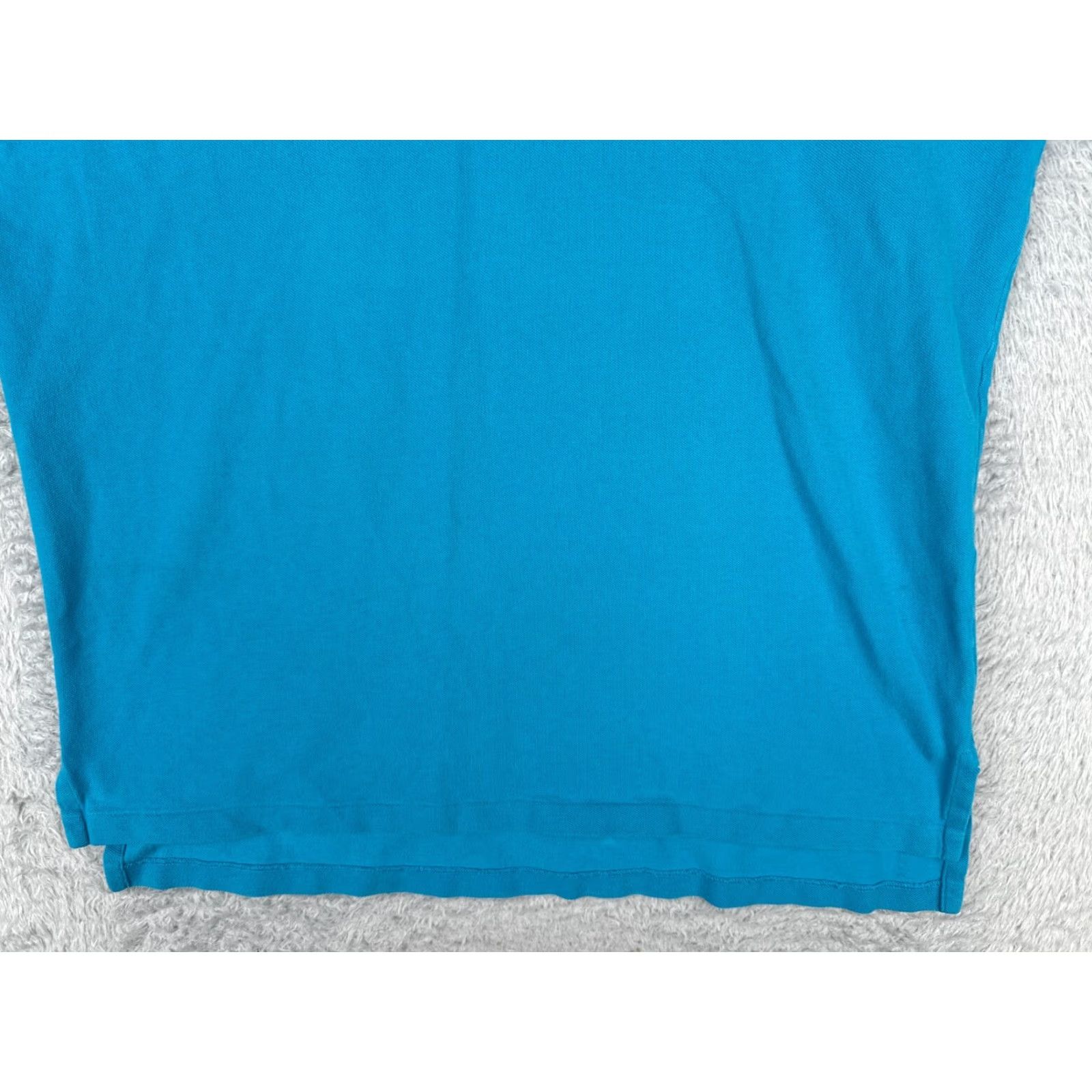 Ralph Lauren VINTAGE Ralph Lauren Polo Shirt Adult XL Blue Striped Short Sleeve Cotton Activewear Mens Size US XL / EU 56 / 4 - 5 Thumbnail