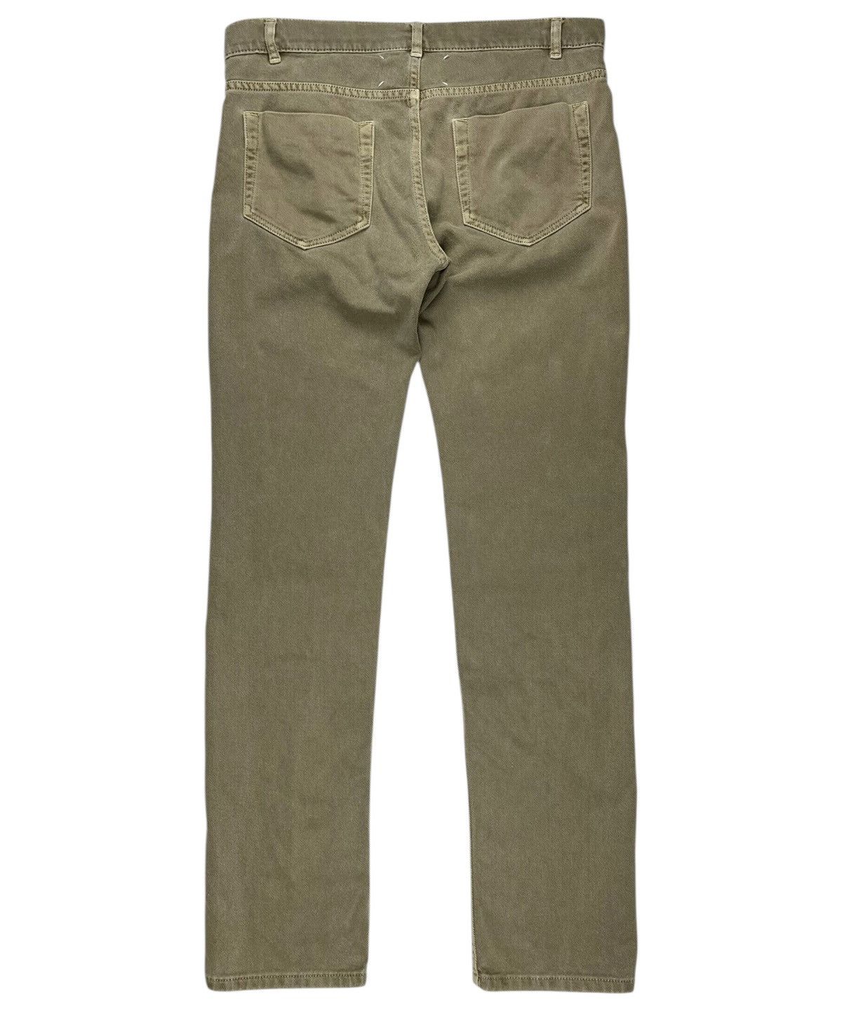 Maison Margiela SS13 Maison Margiela Line 10 Stitched Beige Slim Jeans Size US 30 / EU 46 - 2 Thumbnail