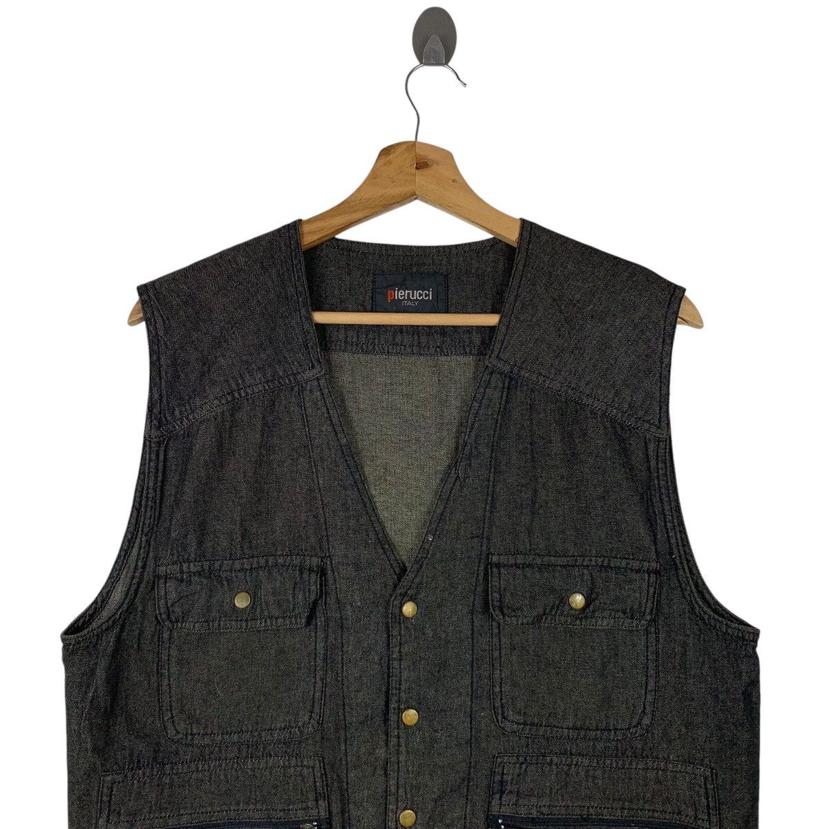 Vintage Vintage PIERUCCI Italy Italian Designer Vest Jacket Sleevel Size US M / EU 48-50 / 2 - 3 Thumbnail