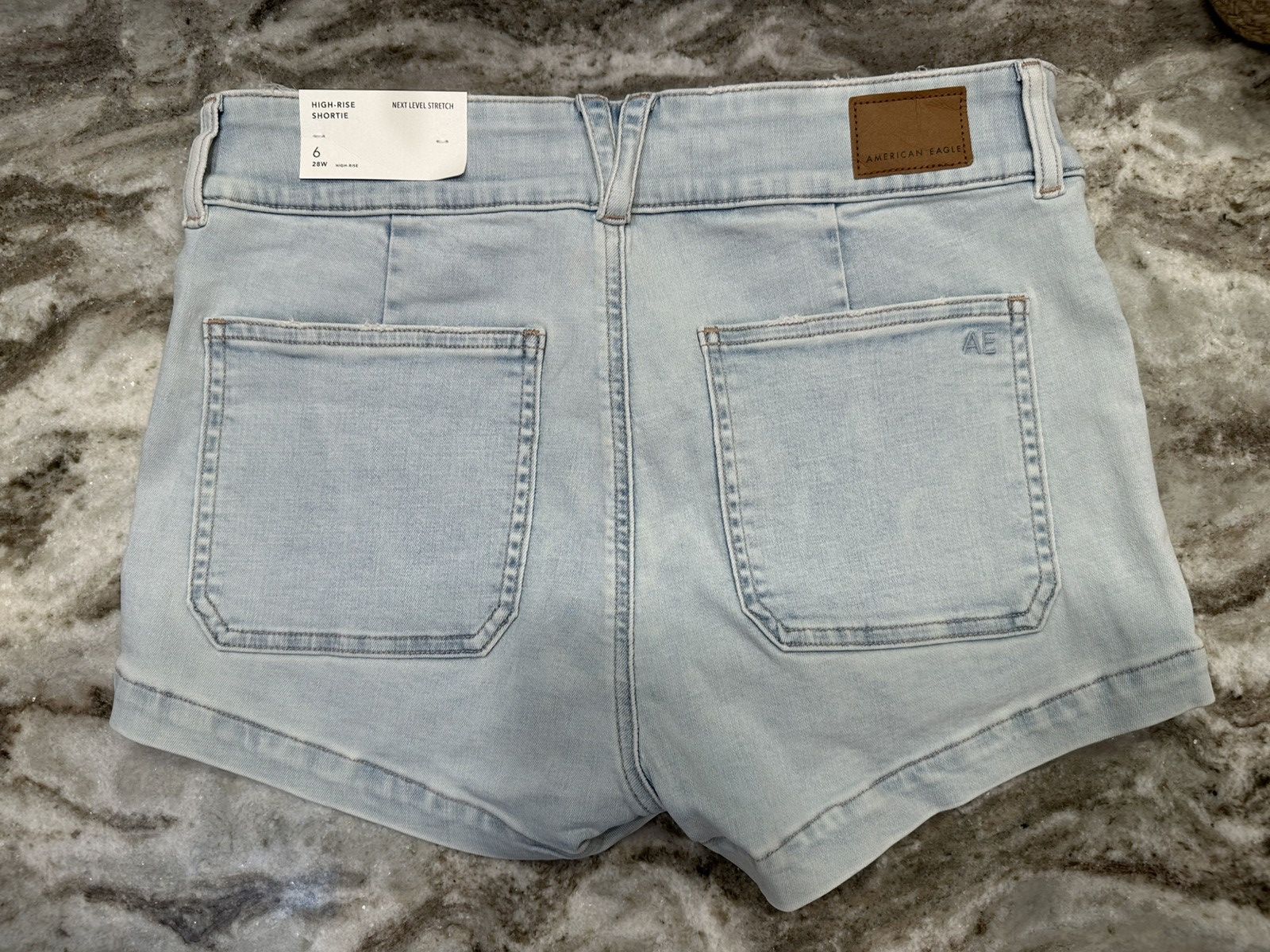 American Eagle Outfitters American Eagle High Rise Shortie Size 28" / US 6 / IT 42 - 2 Thumbnail