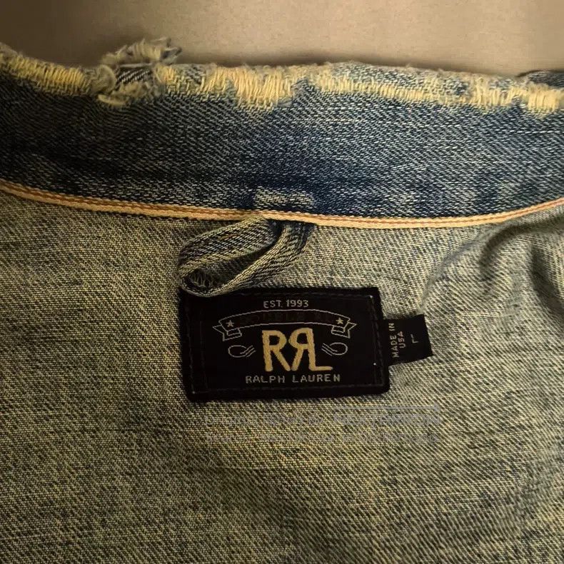 RRL Ralph Lauren RRL Ralph Lauren Denim Jacket Size US L / EU 52-54 / 3 - 5 Thumbnail