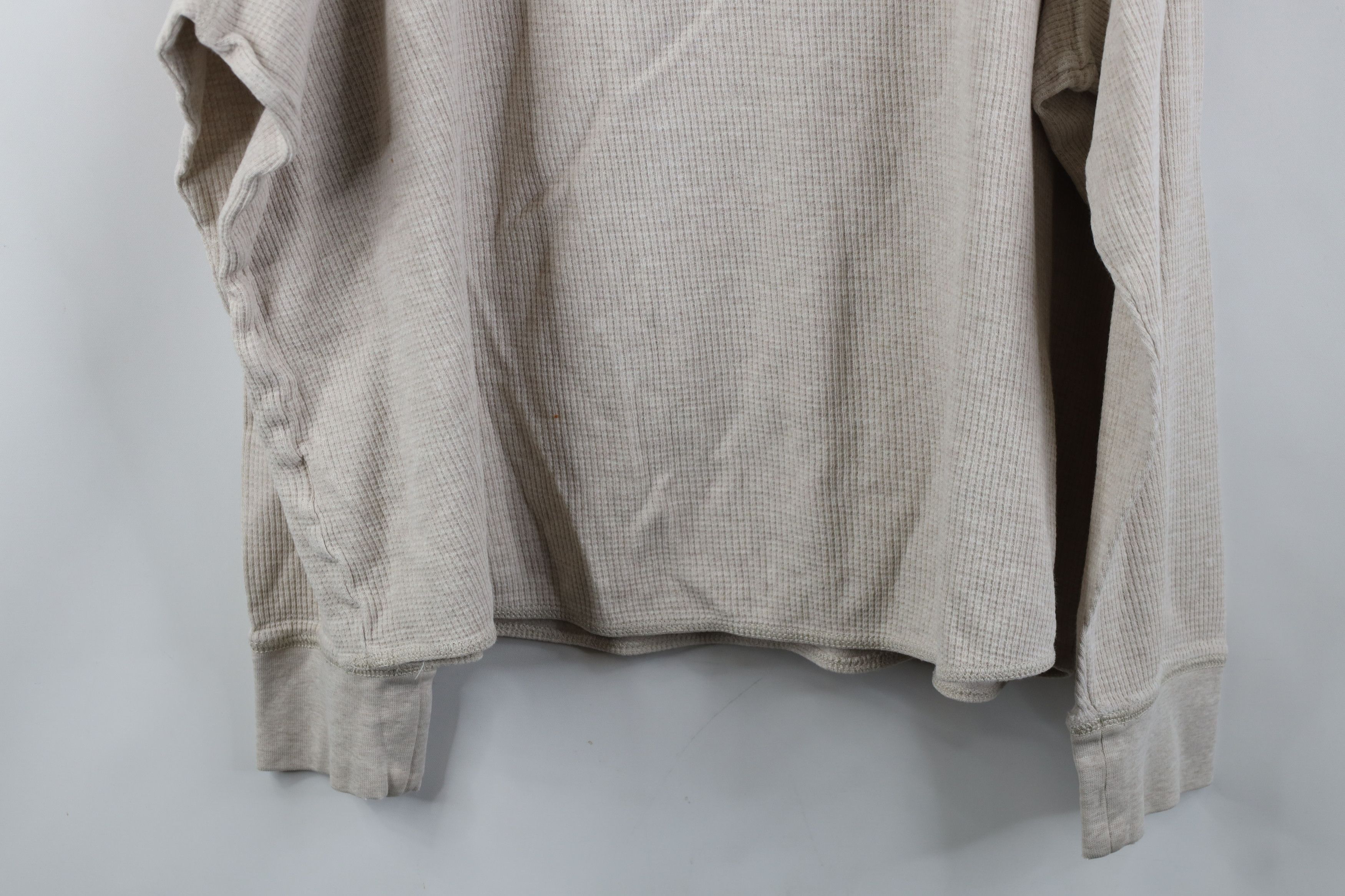 Eddie Bauer Vintage Y2K Eddie Bauer Waffle Knit Long Sleeve T-Shirt Size US XXL / EU 58 / 5 - 12 Thumbnail