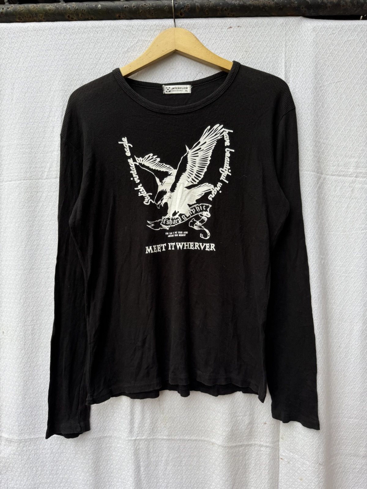 Hysteric Glamour INTERFLOW EAGLE GRAPHIC MEET IT WHERVER Size US L / EU 52-54 / 3 - 1 Thumbnail