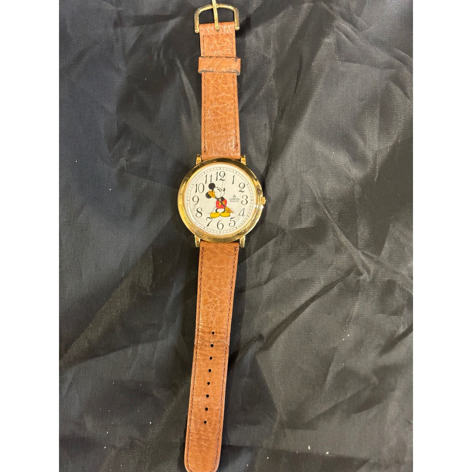 Seiko Vintage Lorus Micky Mouse Watch! New Battery! Size ONE SIZE - 8 Thumbnail