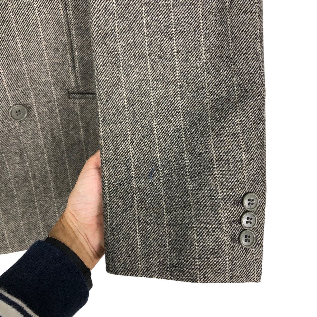 Emporio Armani 🔥Vintage Emporio Armani Made in Italy Double Breast Tartan Size US M / EU 48-50 / 2 - 15 Thumbnail