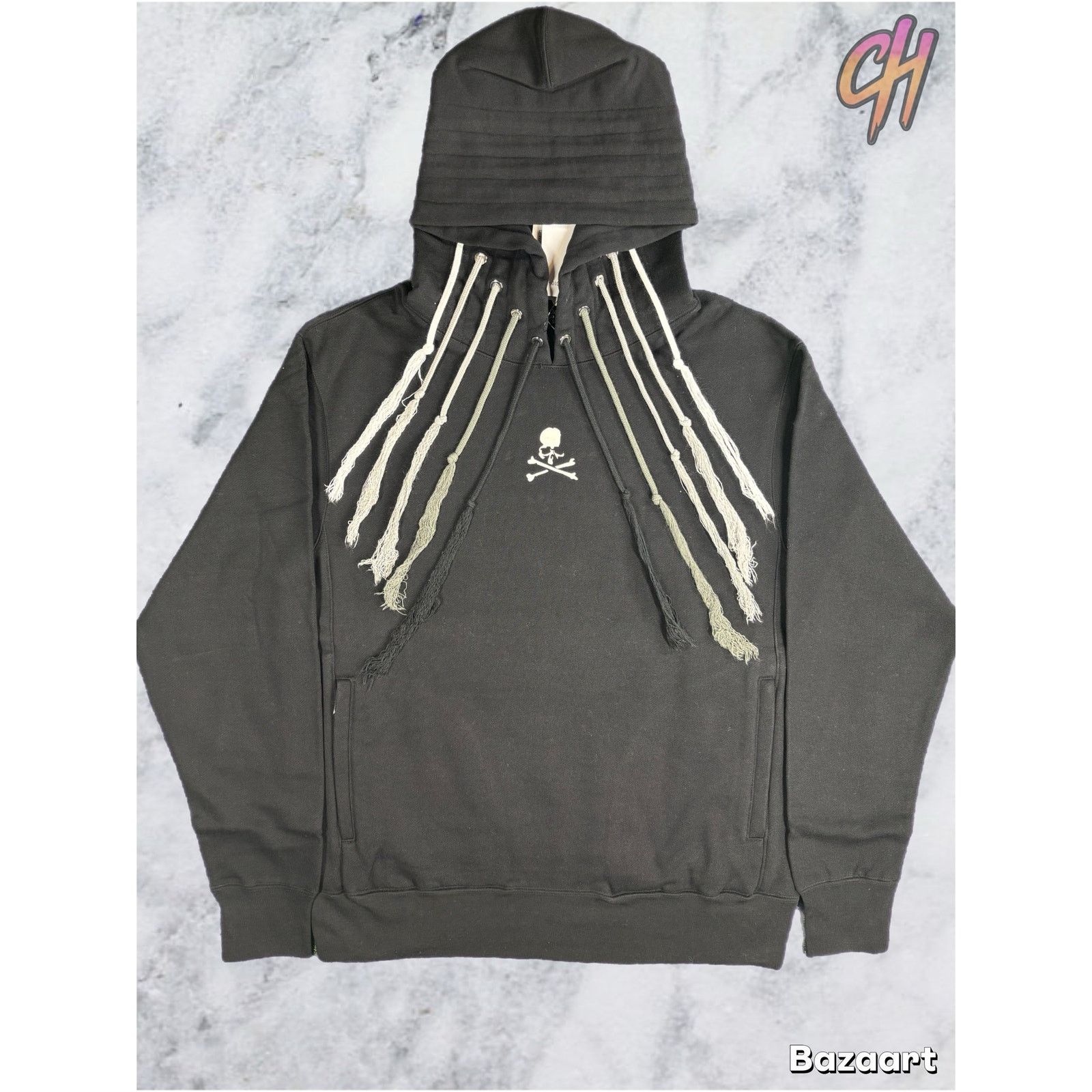 Mastermind Japan Mastermind Vs. Bape Multi-String Black Hoodie Size Medium Size M / US 6-8 / IT 42-44 - 1 Thumbnail