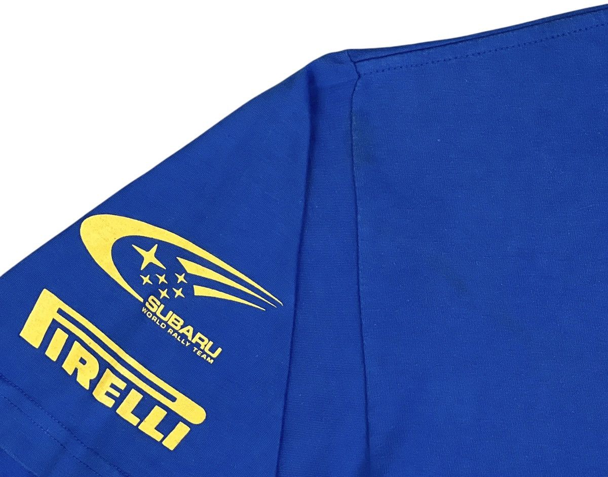 Japanese Brand Vintage SUBARU Sti x PIRELI Racing Team Shirt Size US L / EU 52-54 / 3 - 4 Thumbnail