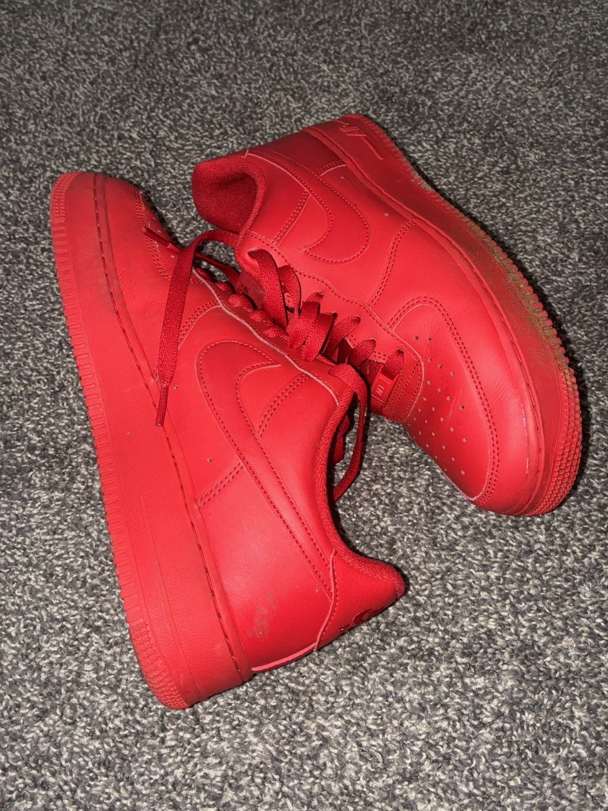 Nike NIKE AIR FORCE RED Size US 9 / EU 42 - 6 Thumbnail