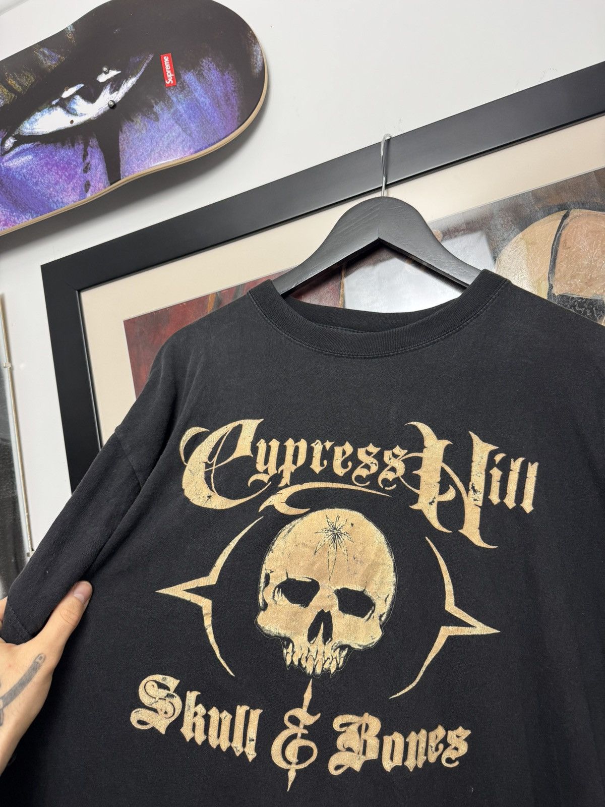 Band Tees Cypress Hill Skull & Bones Vintage Early 2000s Promo Rap Tee Size US L / EU 52-54 / 3 - 2 Thumbnail