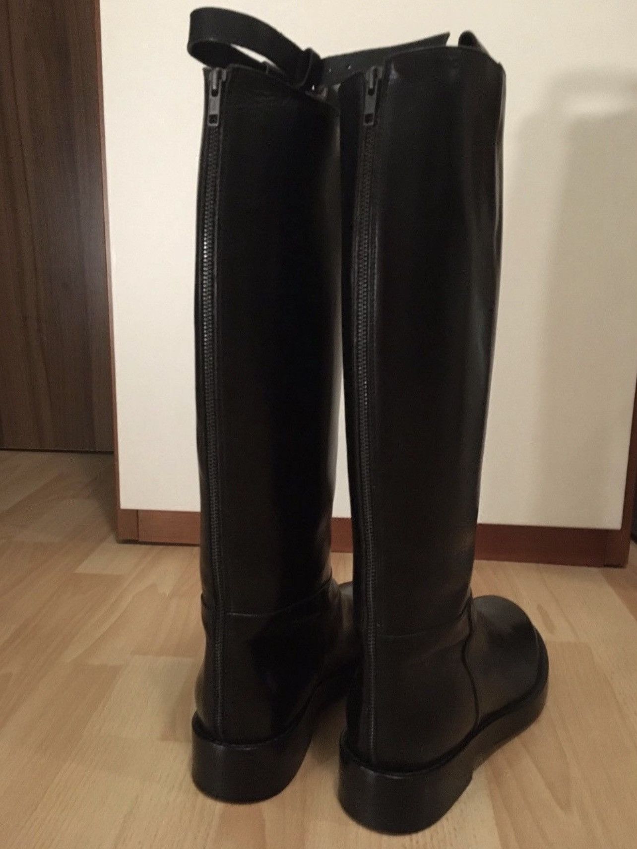 Ann Demeulemeester Ann Demeulemeester Black Stan Riding Boots Size US 10.5 / EU 43-44 - 15 Thumbnail