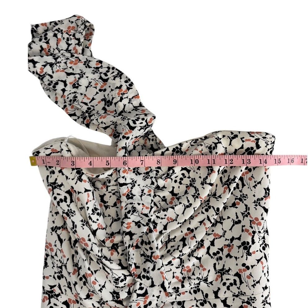 Veronica Beard Veronica Beard Ruffian One-Shoulder Floral Midi Dress 8 Size M / US 6-8 / IT 42-44 - 13 Thumbnail