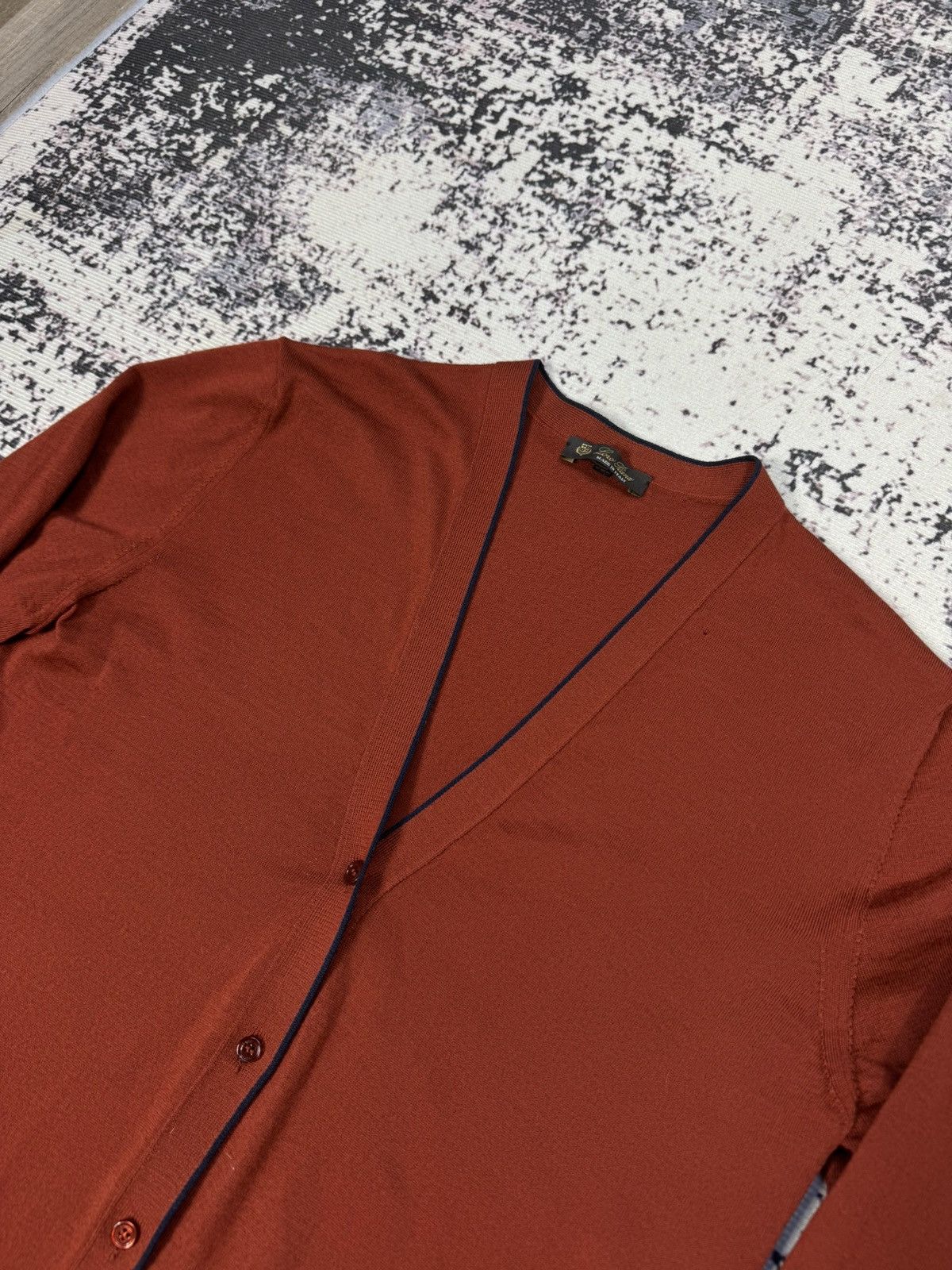 Loro Piana Loro Piana Wool Knitwear Cardigan orange 44 italy womens Size US XL / EU 56 / 4 - 3 Thumbnail