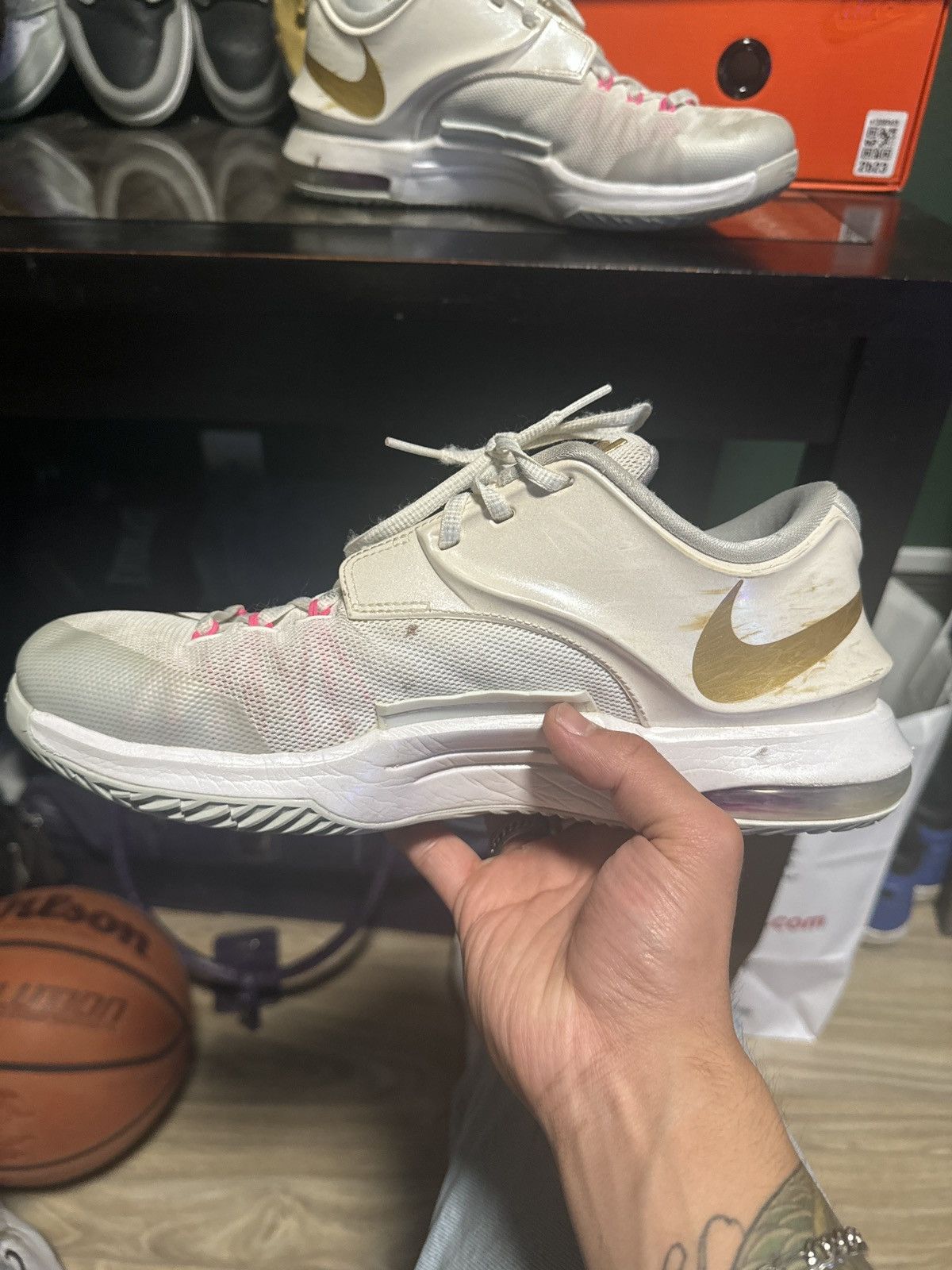 Nike 2014 Nike KD 7 ‘Aunt Pearl’ Size US 9.5 / EU 42-43 - 9 Thumbnail