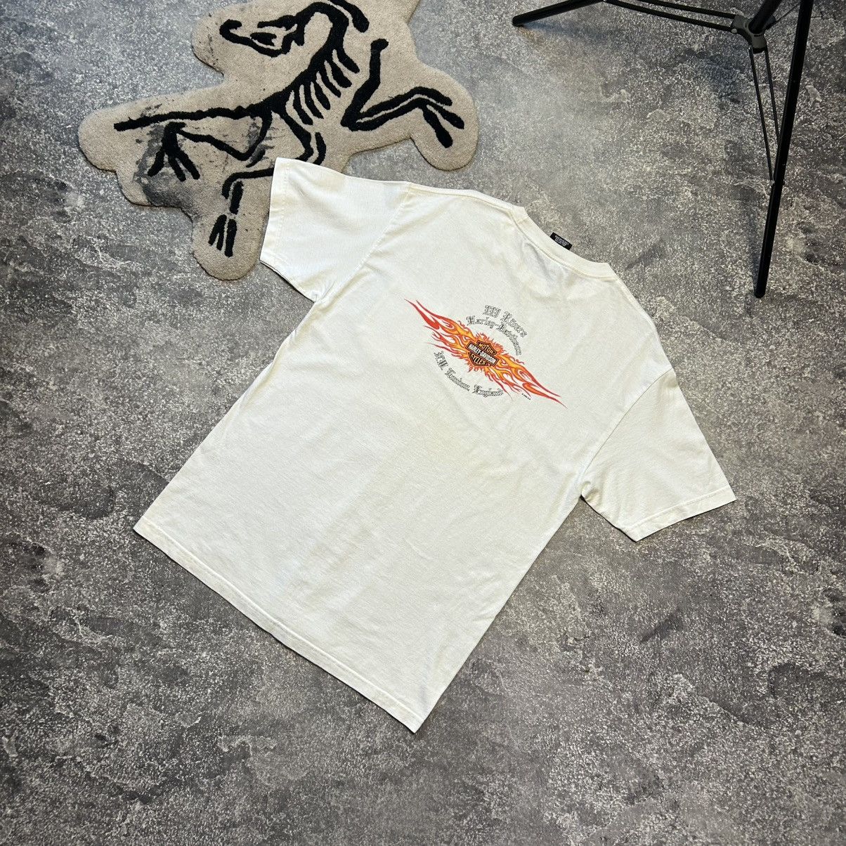 Harley Davidson Vintage Harley Davidson 2005 Big Fire Logo motorcycles tee Size US L / EU 52-54 / 3 - 1 Thumbnail