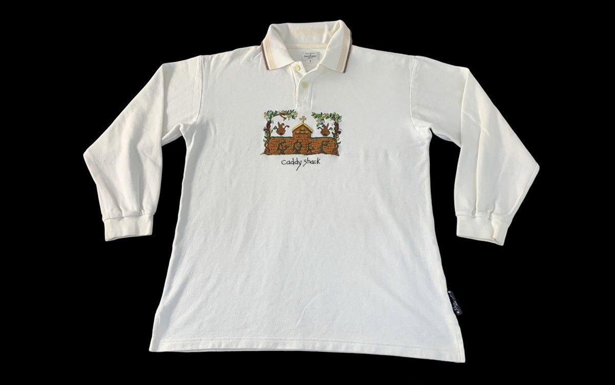 Jean Charles De Castelbajac 90s Jean Charles De Castelbajac Caddy Shack Longsleeve Polo Size US M / EU 48-50 / 2 - 1 Thumbnail