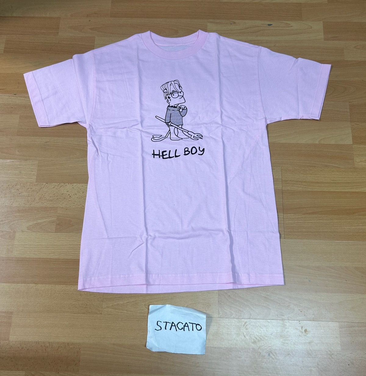 Other Superrradical Hell Boy Bart Simpson Tee Pink Size US M / EU 48-50 / 2 - 1 Thumbnail