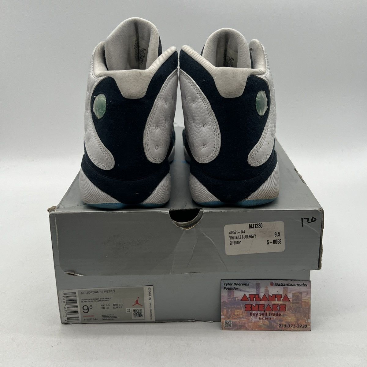 Jordan Brand Air Jordan 13 obsidian Size US 9.5 / EU 42-43 - 3 Thumbnail