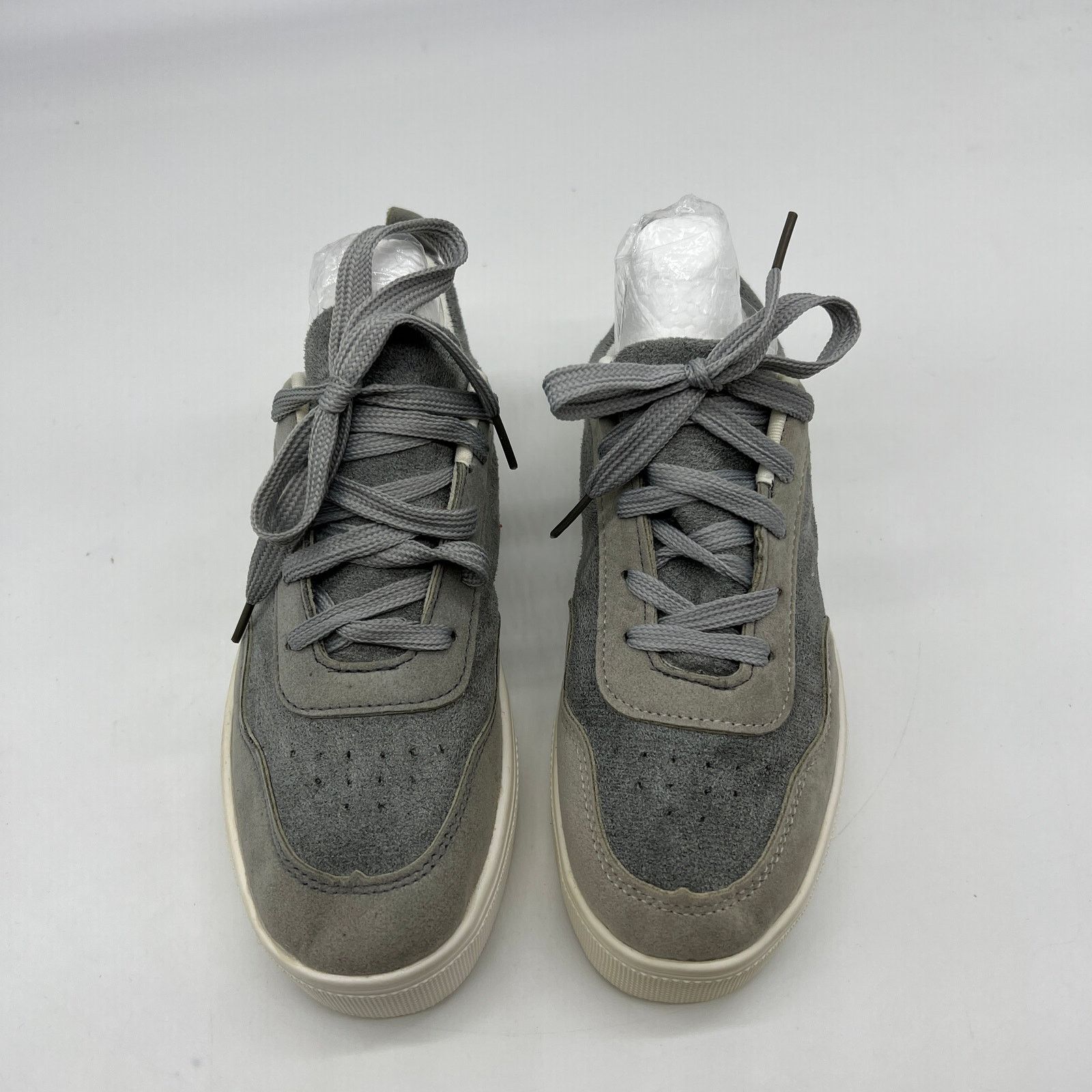 Other Womens Shoes Casual Lace Up Flat Closed Toe Gray Sneake Size US 6.5 / IT 36.5 - 2 Thumbnail