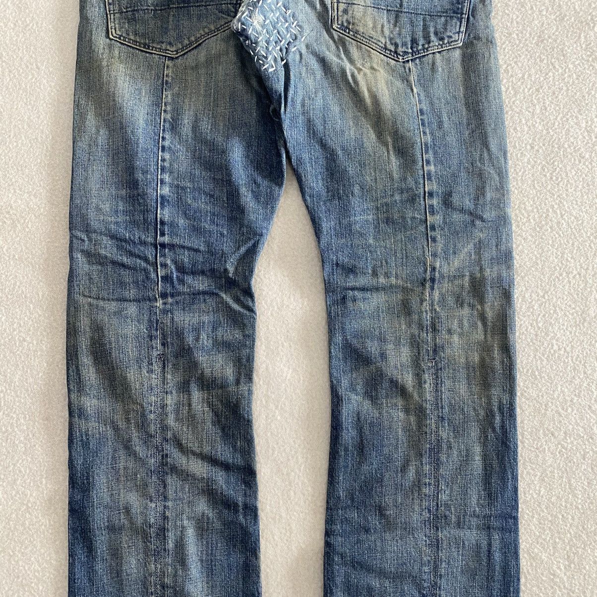 If Six Was Nine Gstar Raw Distressed Sashiko Repaired Denim w36 Size US 36 / EU 52 - 9 Thumbnail