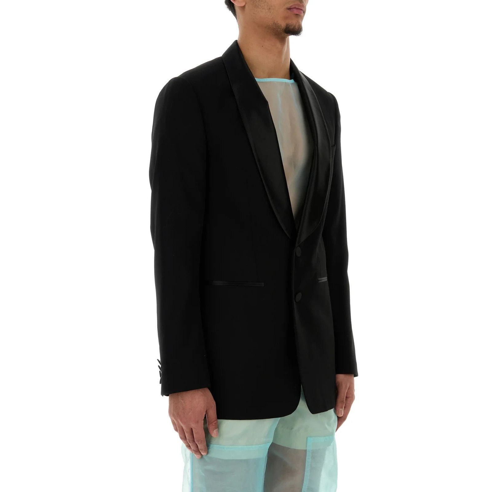 Dries Van Noten DRIES VAN NOTEN Bartux Black Wool Blend Blazer New & Authent Size US M / EU 48-50 / 2 - 3 Thumbnail