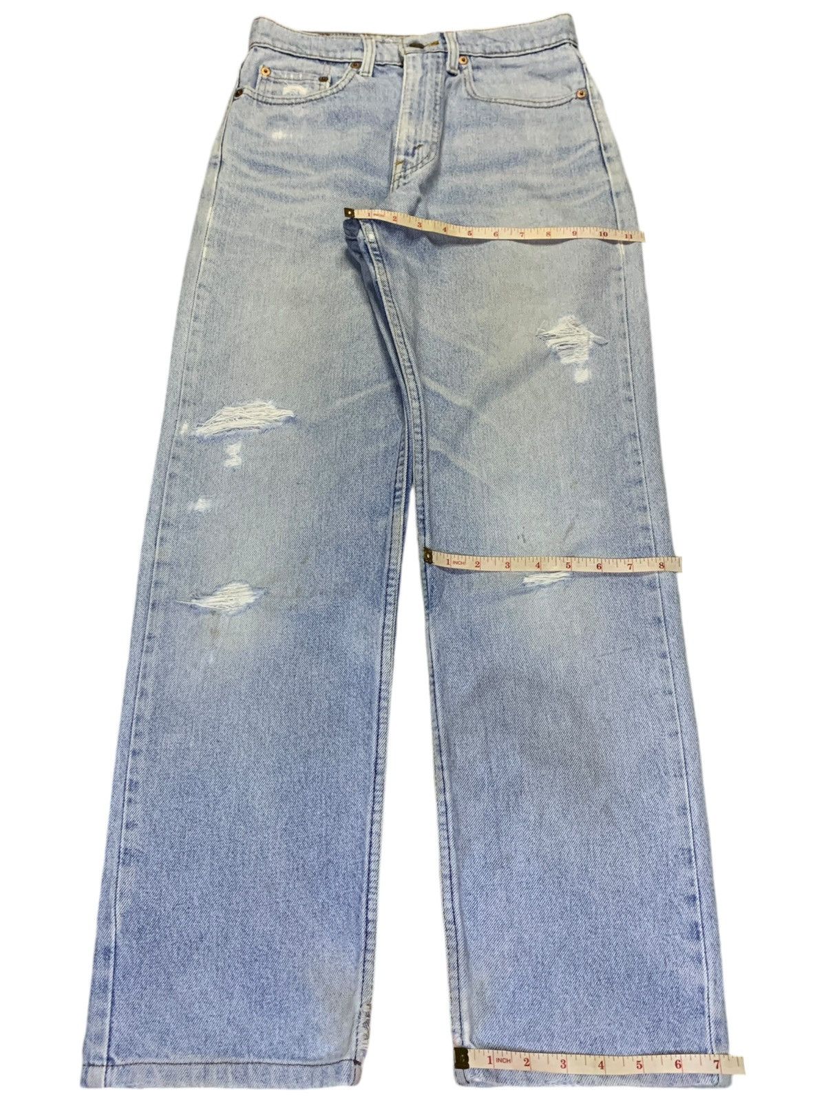 Levi's × Levi's Vintage Clothing Vintage 90s Levis 510 Stonewashed Distressed Jeans Size US 28 / EU 44 - 16 Thumbnail