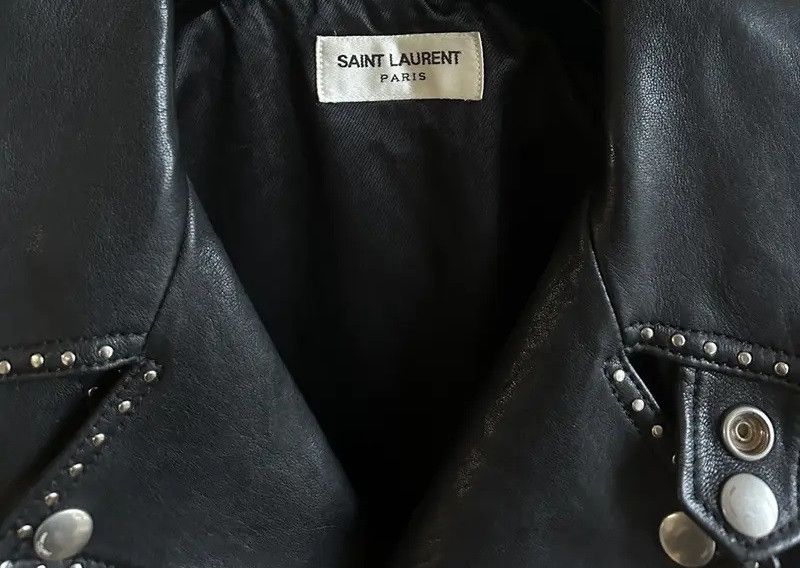 Saint Laurent Paris FW14 Studded L17 Leather Jacket Size US L / EU 52-54 / 3 - 5 Thumbnail