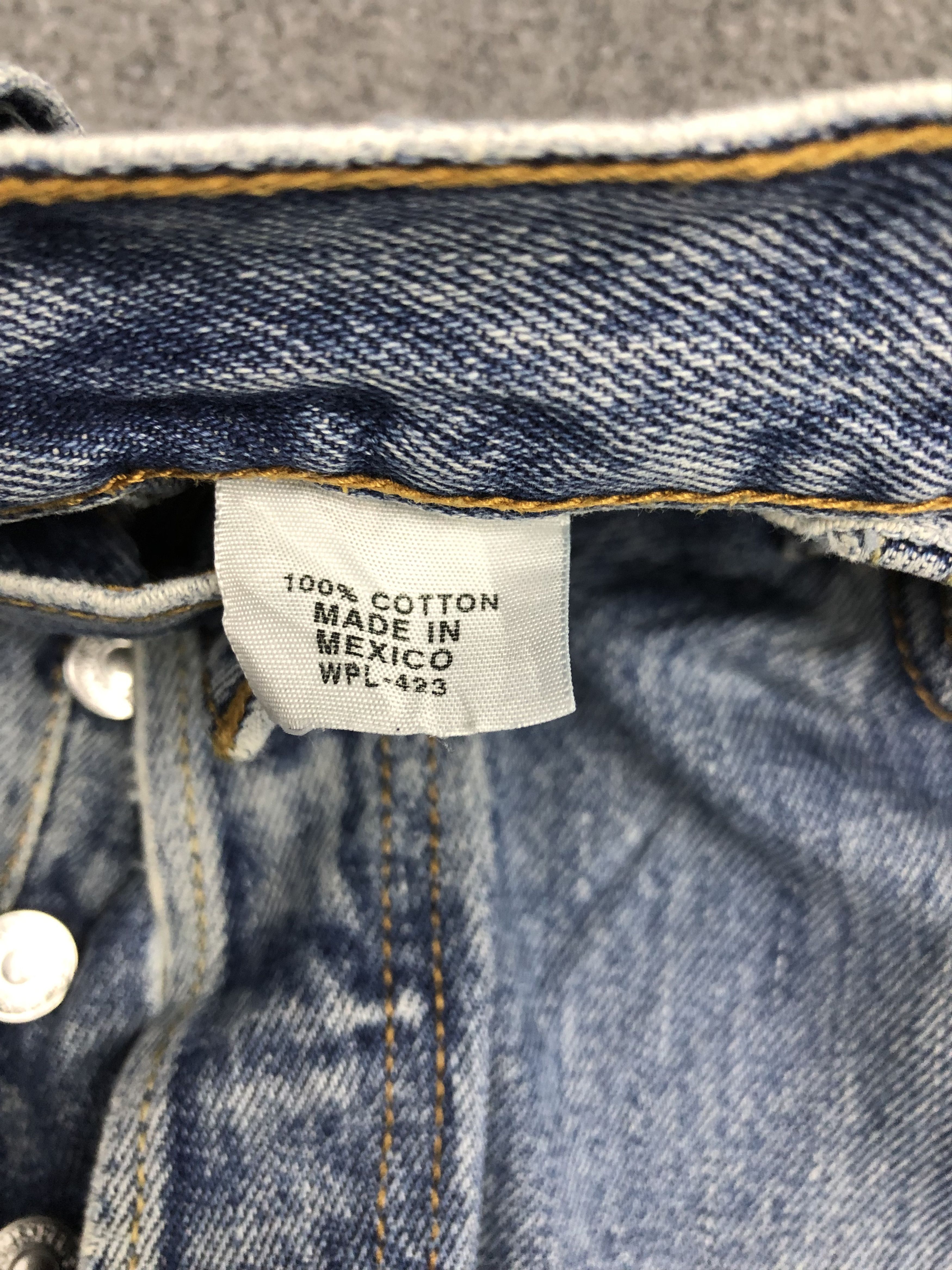 Levi's × Vintage Vintage 90s Levis 501 Light Wash Jeans DP0978 Size US 36 / EU 52 - 7 Thumbnail