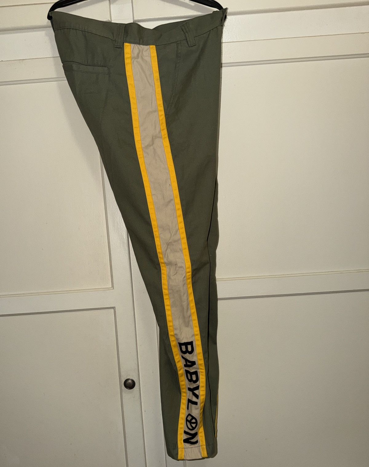 Babylon Babylon Olive Green Chino Pants Size US 34 / EU 50 - 3 Thumbnail