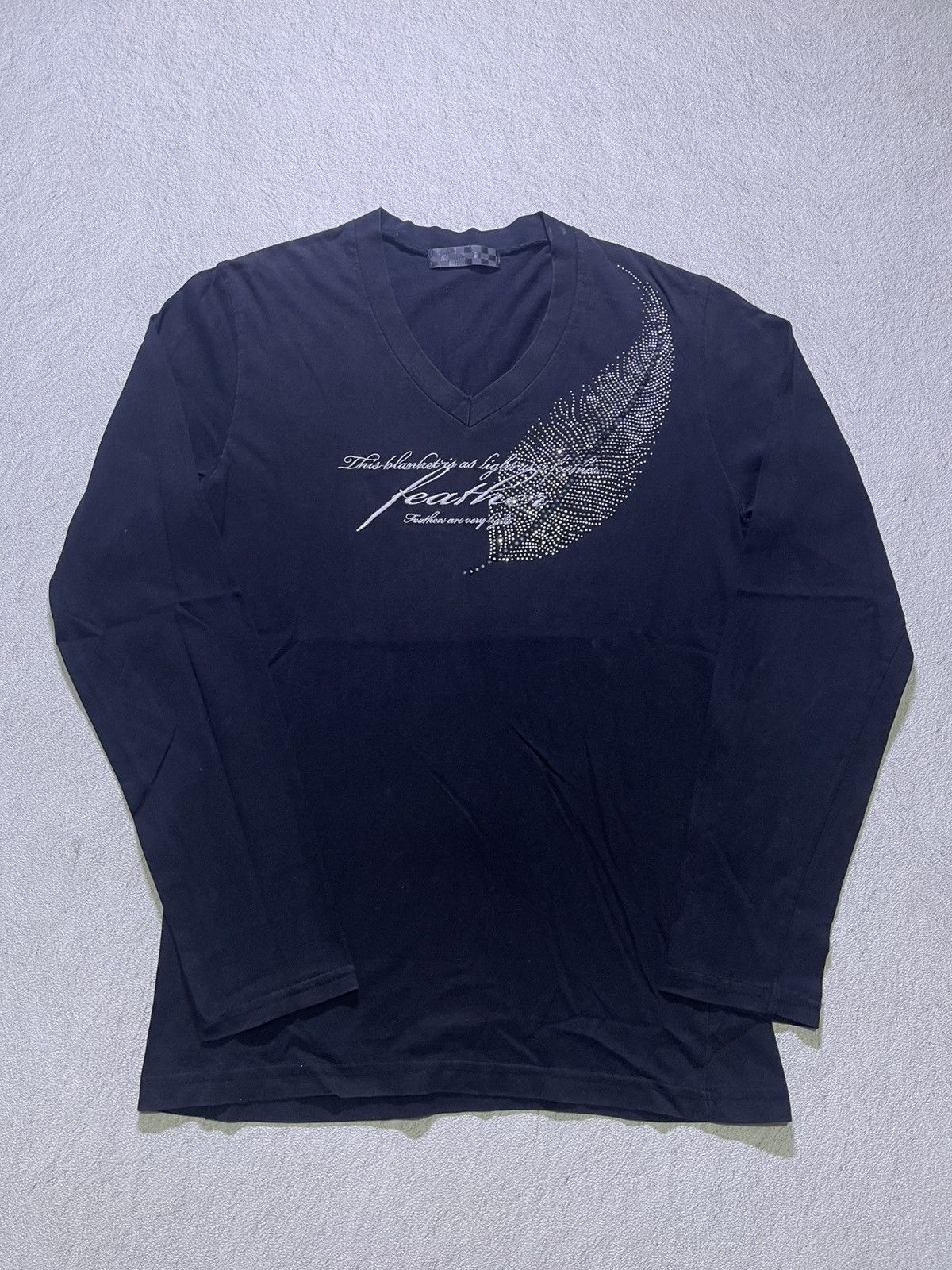 Japanese Brand Y2K LEATHER long sleeve tshirt Size US M / EU 48-50 / 2 - 1 Thumbnail