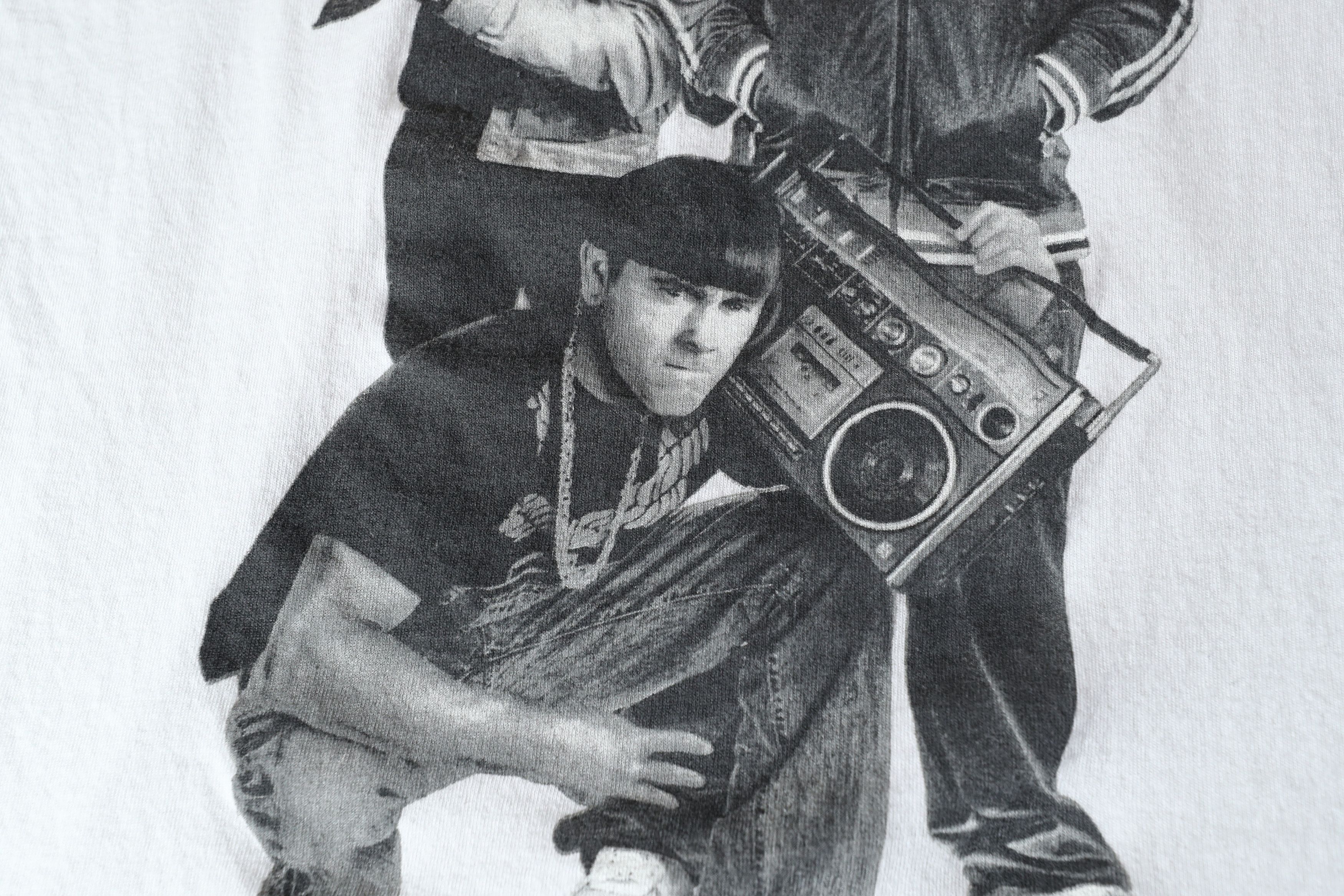 Rap Tees Vintage Three Stooges Run DMC Shirt (XL) Size US XL / EU 56 / 4 - 6 Thumbnail