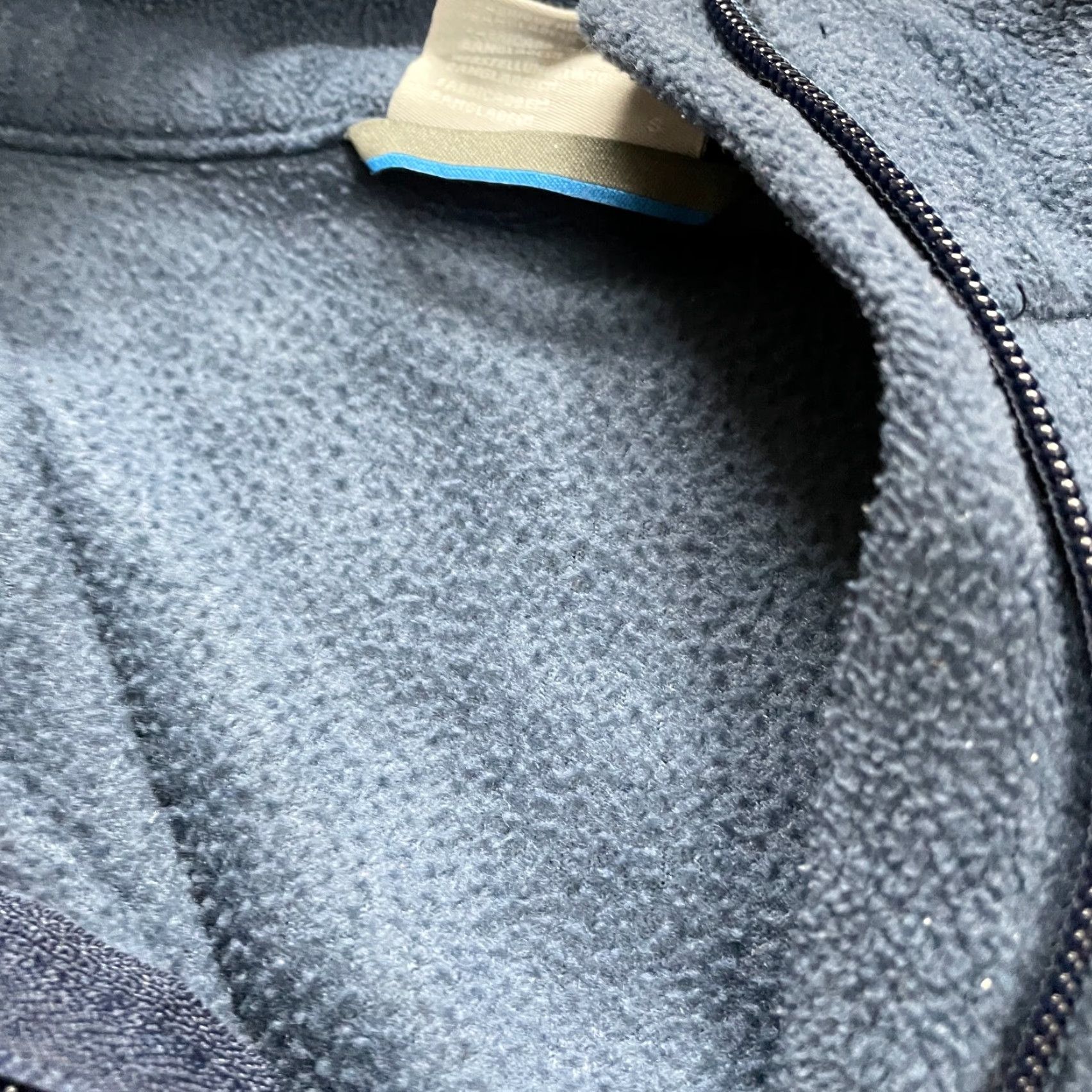 Vintage Columbia Jacket Mens Small Dark Blue Zip Up High Neck Fleece Outdoor Sweatshirt Size US S / EU 44-46 / 1 - 4 Thumbnail