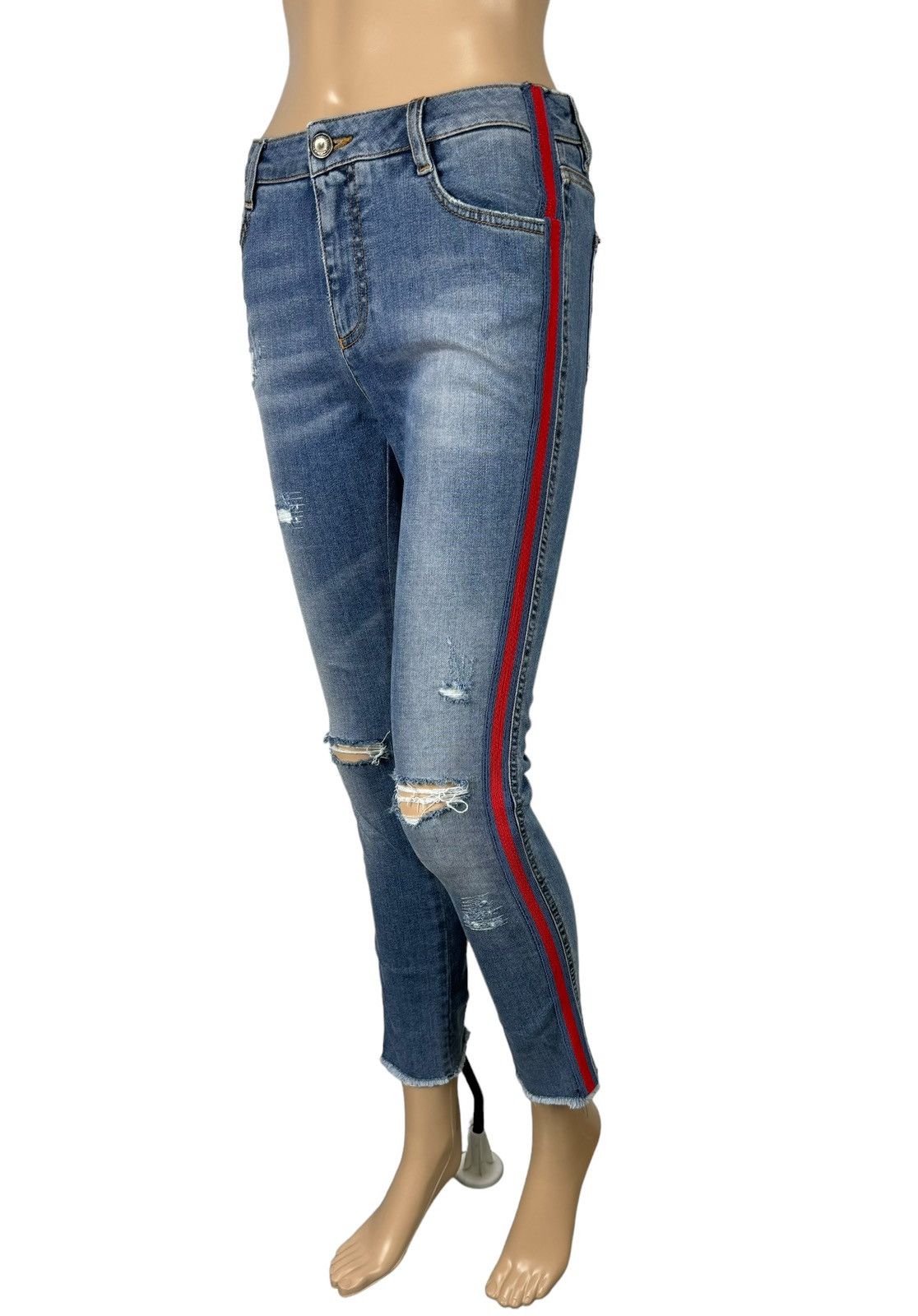 Ermanno Scervino Ermanno Scervino Slim Jeans Cropped size 40 Size 27" / US 4 / IT 40 - 1 Thumbnail