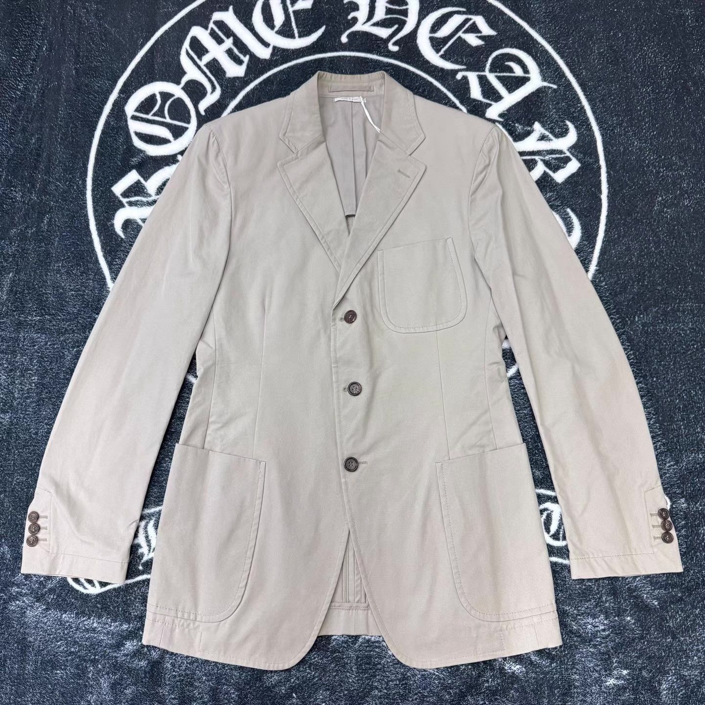 Prada PRADA Light Grey Blazer Q10 Size 50R - 1 Thumbnail