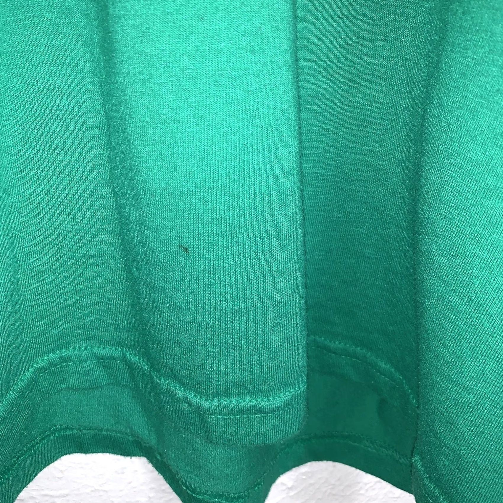 Hanes 2. It preserves the key details: "Green Shirt," "Double-Sided," "2XL. Size US XXL / EU 58 / 5 - 3 Thumbnail