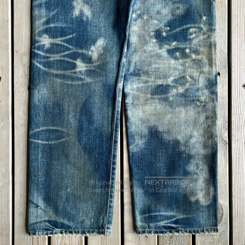 Neighborhood Neighborhood size L Splatter Mud Dye King Ripped Patched D Size US 27 - 6 Thumbnail