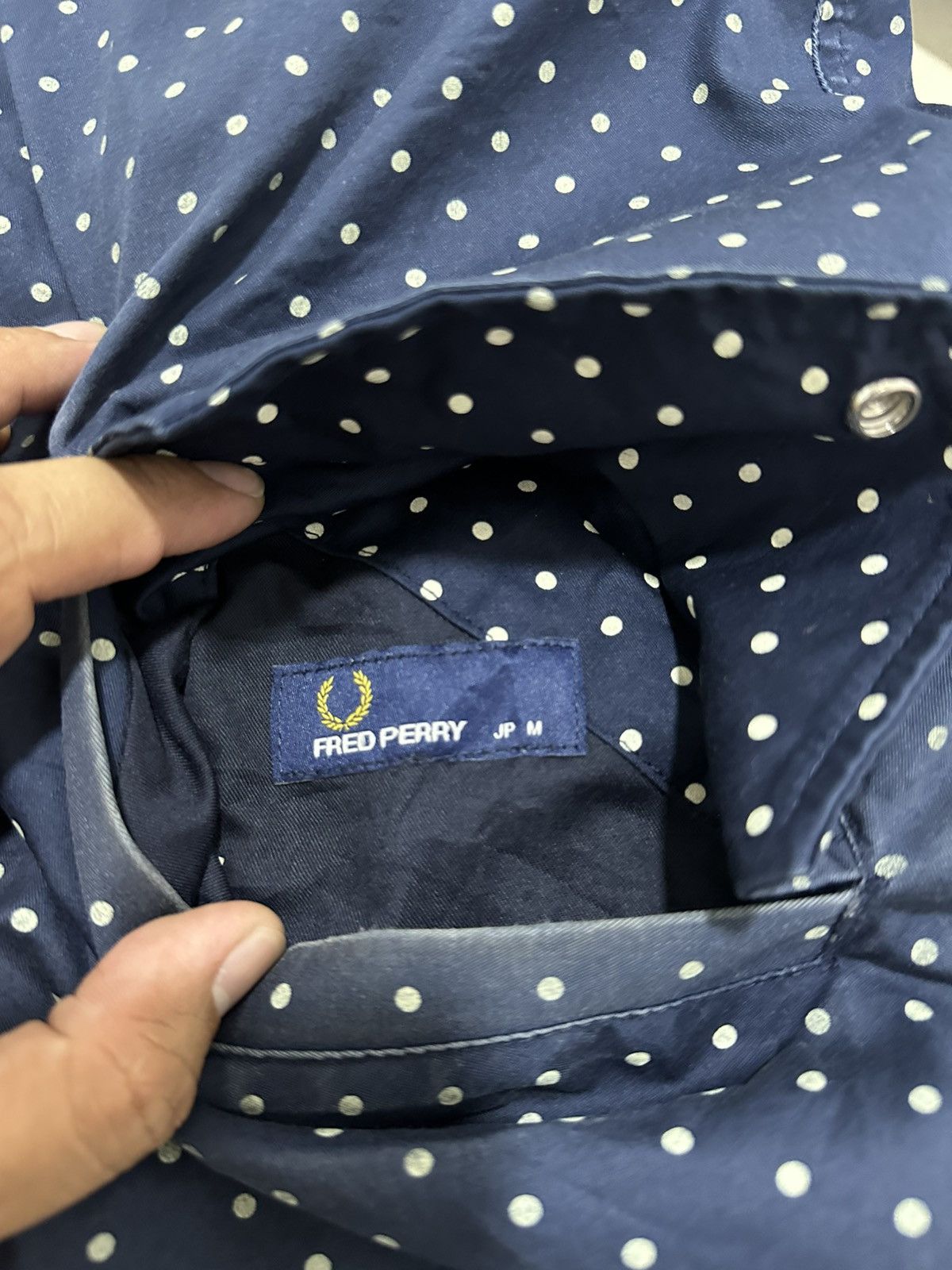 Fred Perry Fred Perry Parka Jakcet Fishtail Design PolkaDot Reversible Size US S / EU 44-46 / 1 - 4 Thumbnail