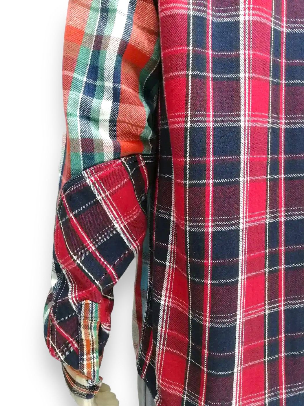Japanese Brand ALCARZA Hybrid Tartan Checkered Classic Fit Heavy Flannel Size US L / EU 52-54 / 3 - 6 Thumbnail