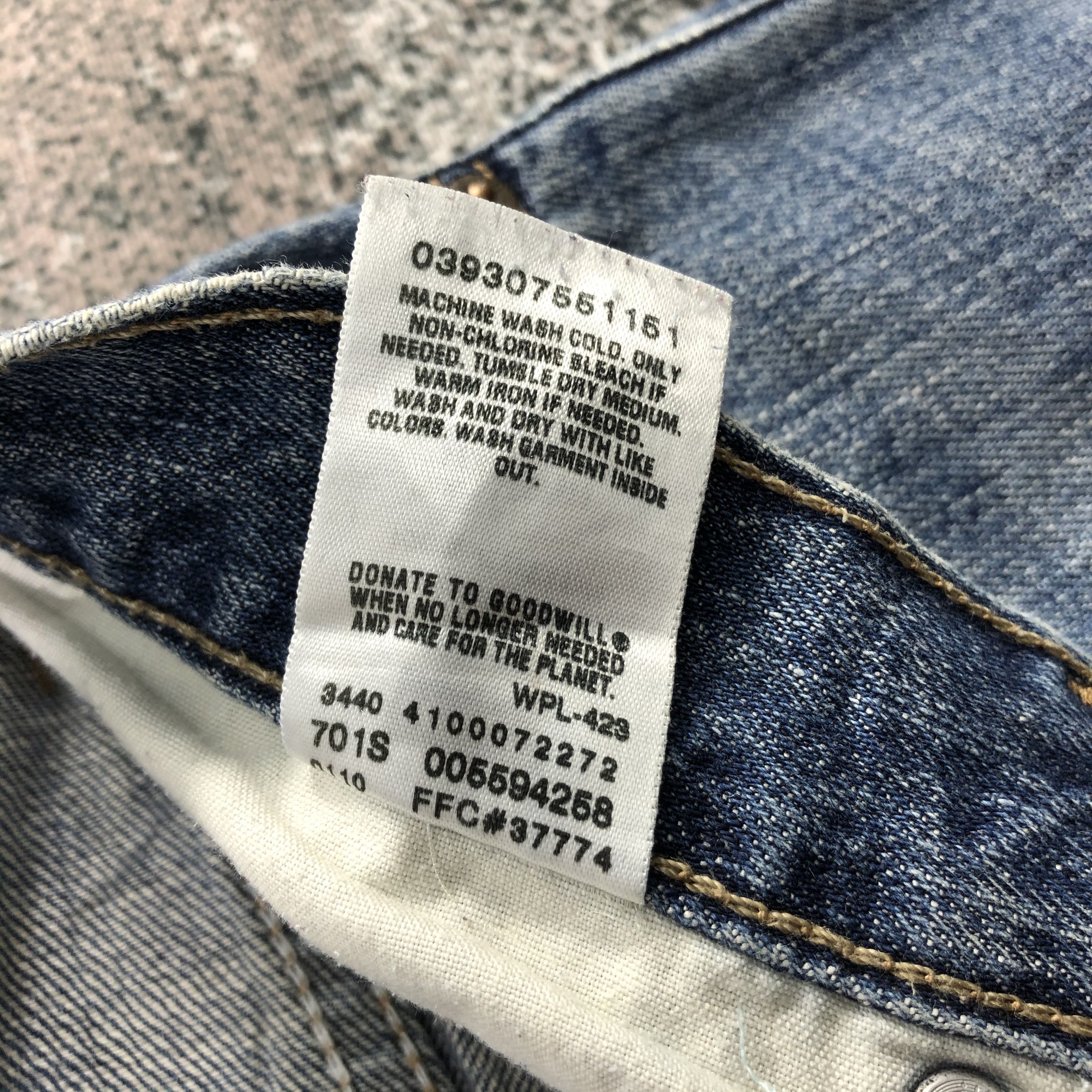 Levi's Vintage Levis 559 Jeans Relaxed Straight Denim KJ570 Size US 32 / EU 48 - 10 Thumbnail