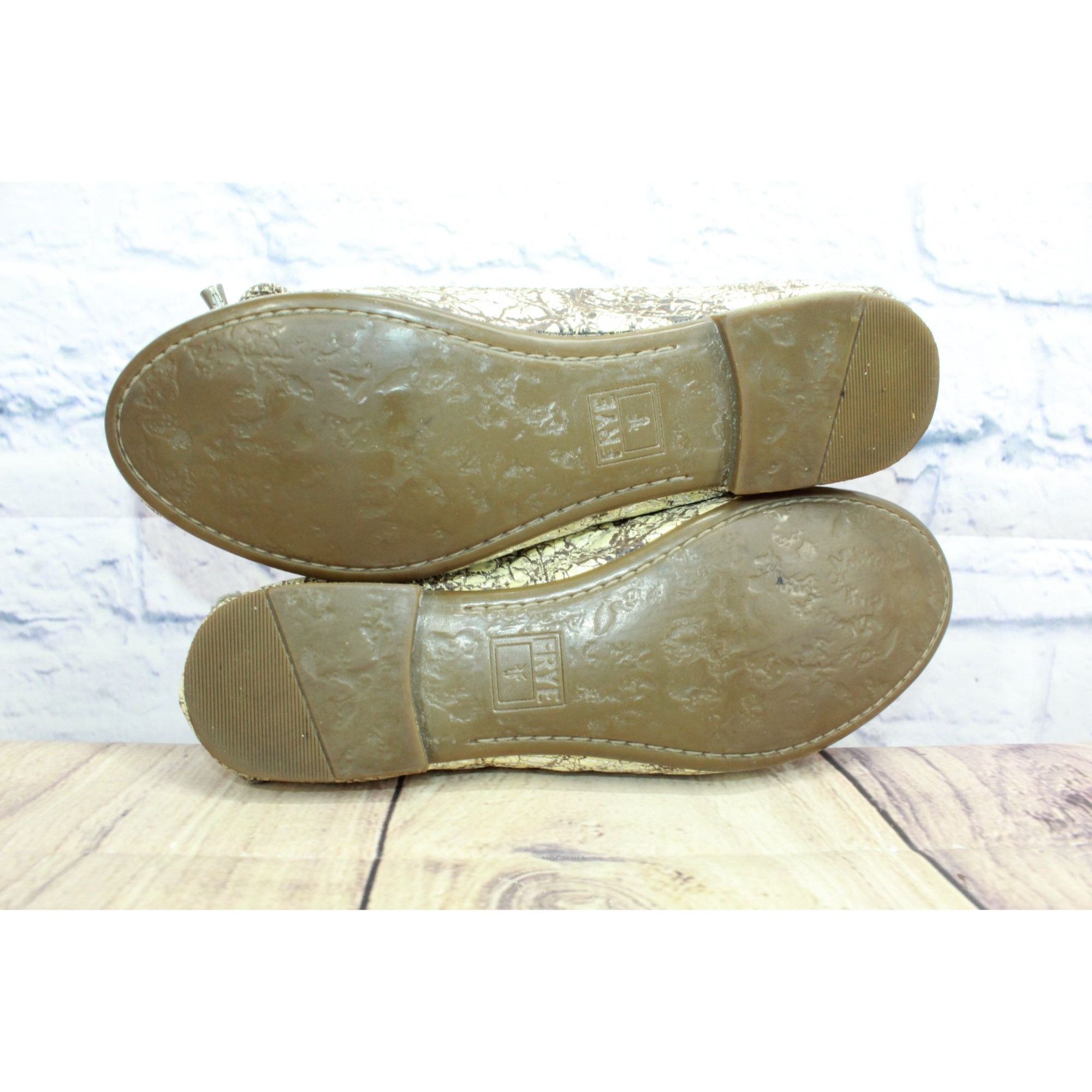 Frye Frye Carson Collapsible Ballet Marble Crackle Leather6 M Size US 6 / IT 36 - 9 Thumbnail