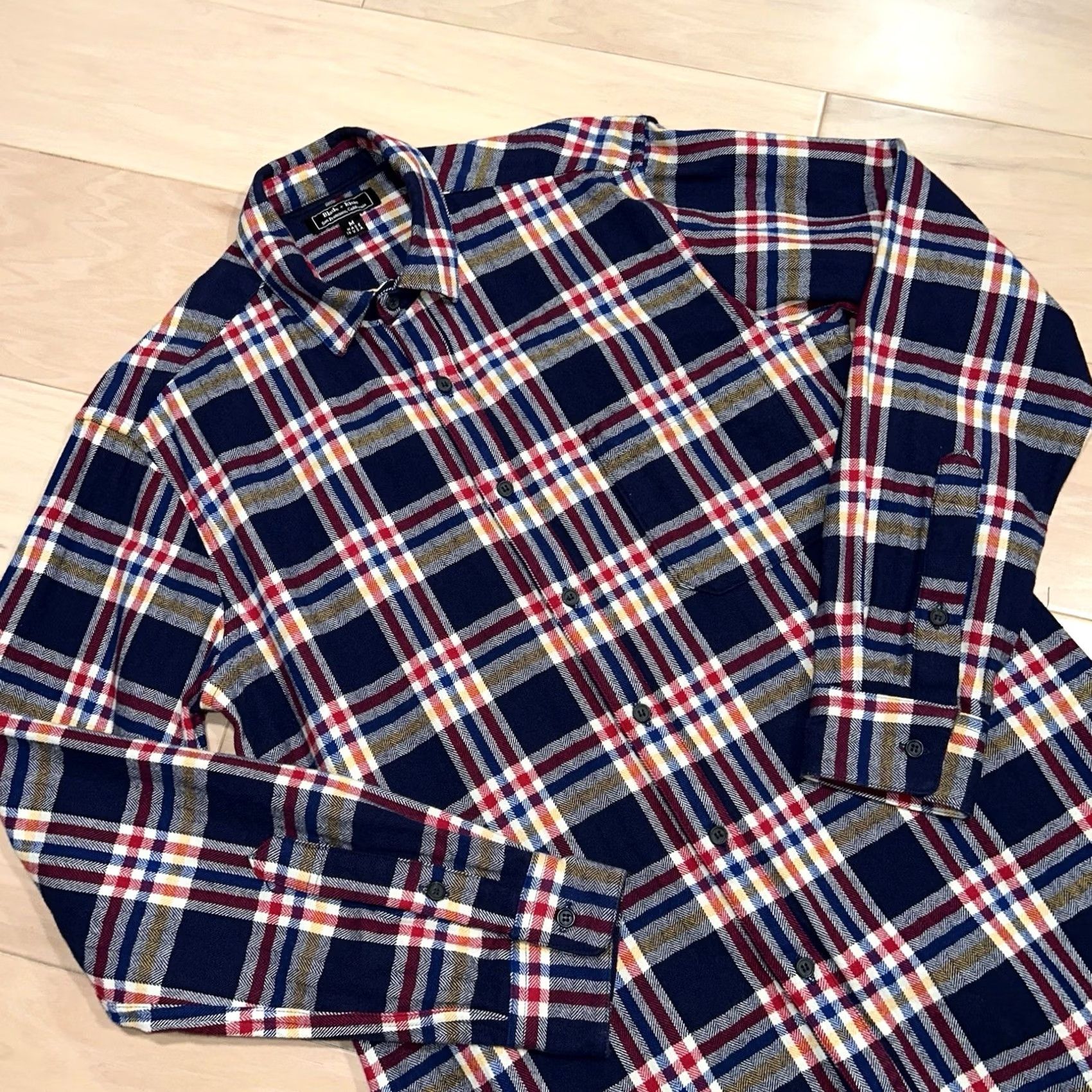 Vintage VINTAGE Blade & Blue Button Up Flannel Plaid Shirt Long Sleeve Men’s Medium Size US M / EU 48-50 / 2 - 2 Thumbnail