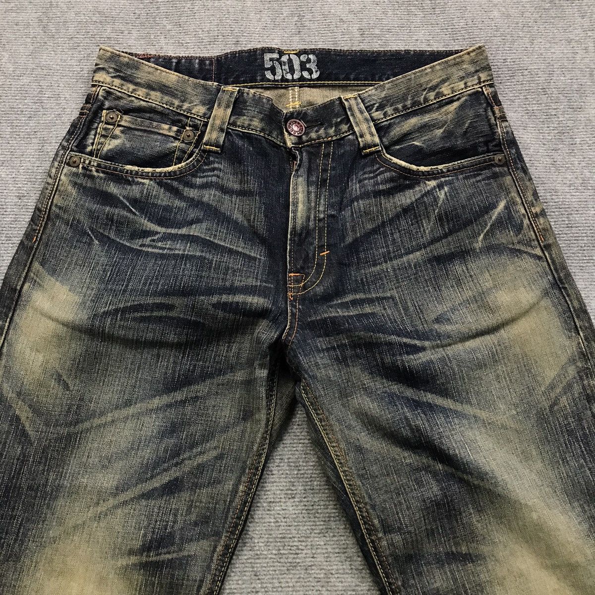 Edwin BAYYG💀JEANS EDWIN 503 DENIM RUSTY PANTS Size US 32 / EU 48 - 6 Thumbnail