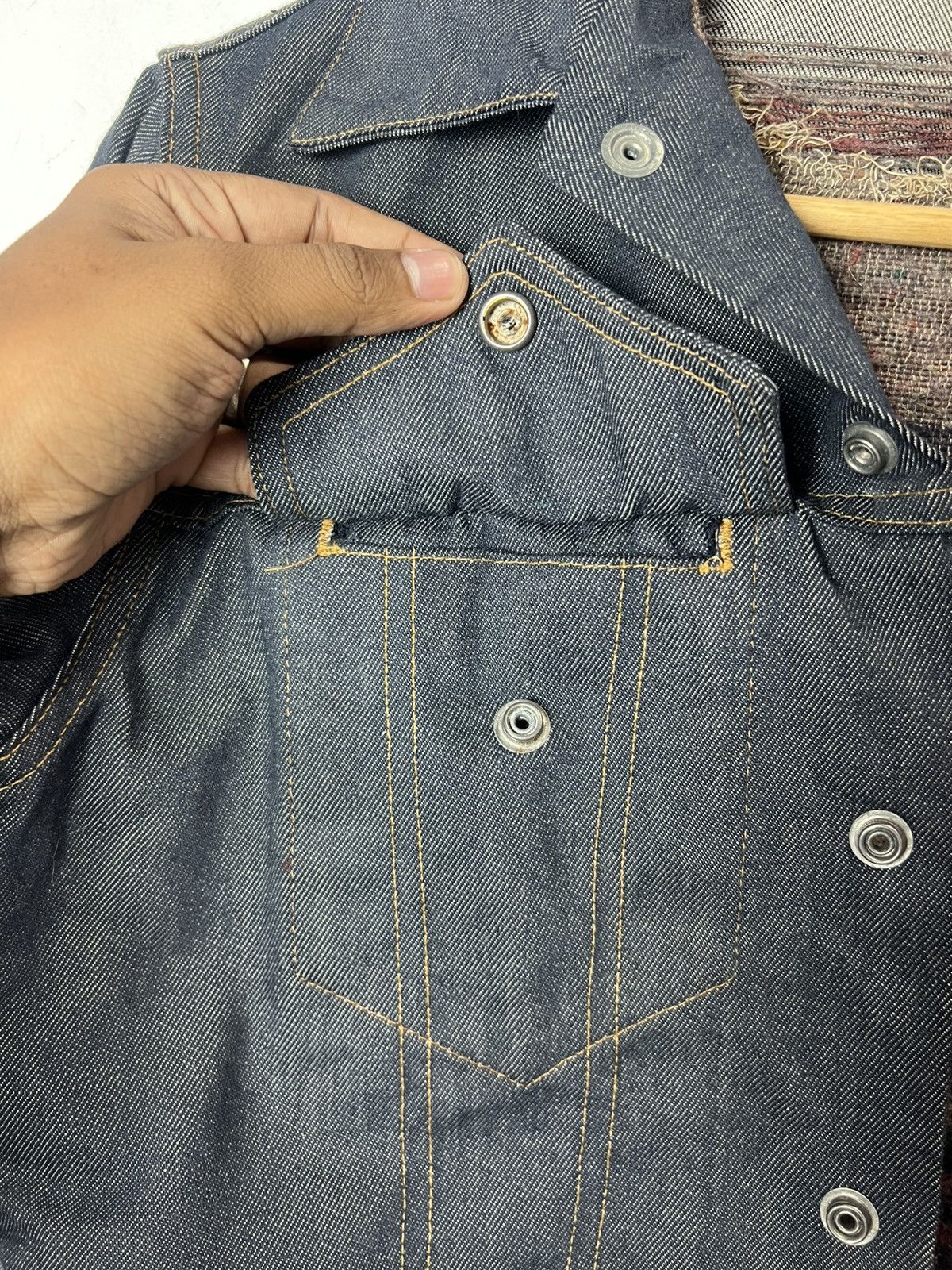 Levi's Vintage Clothing Vintage 70s Levis Orange Tab Nankai Denim Jacket Size US S / EU 44-46 / 1 - 20 Thumbnail